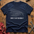 Drive It Like You Mean It 44 T-Shirt - Navy