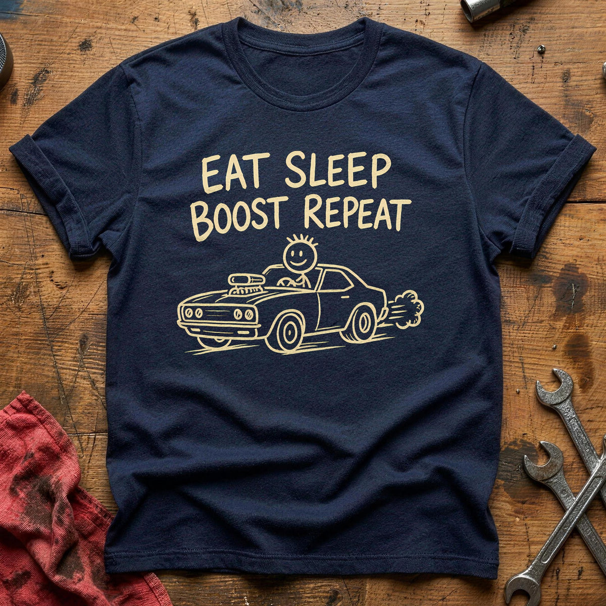 Eat Sleep Boost 31 T-Shirt - Navy