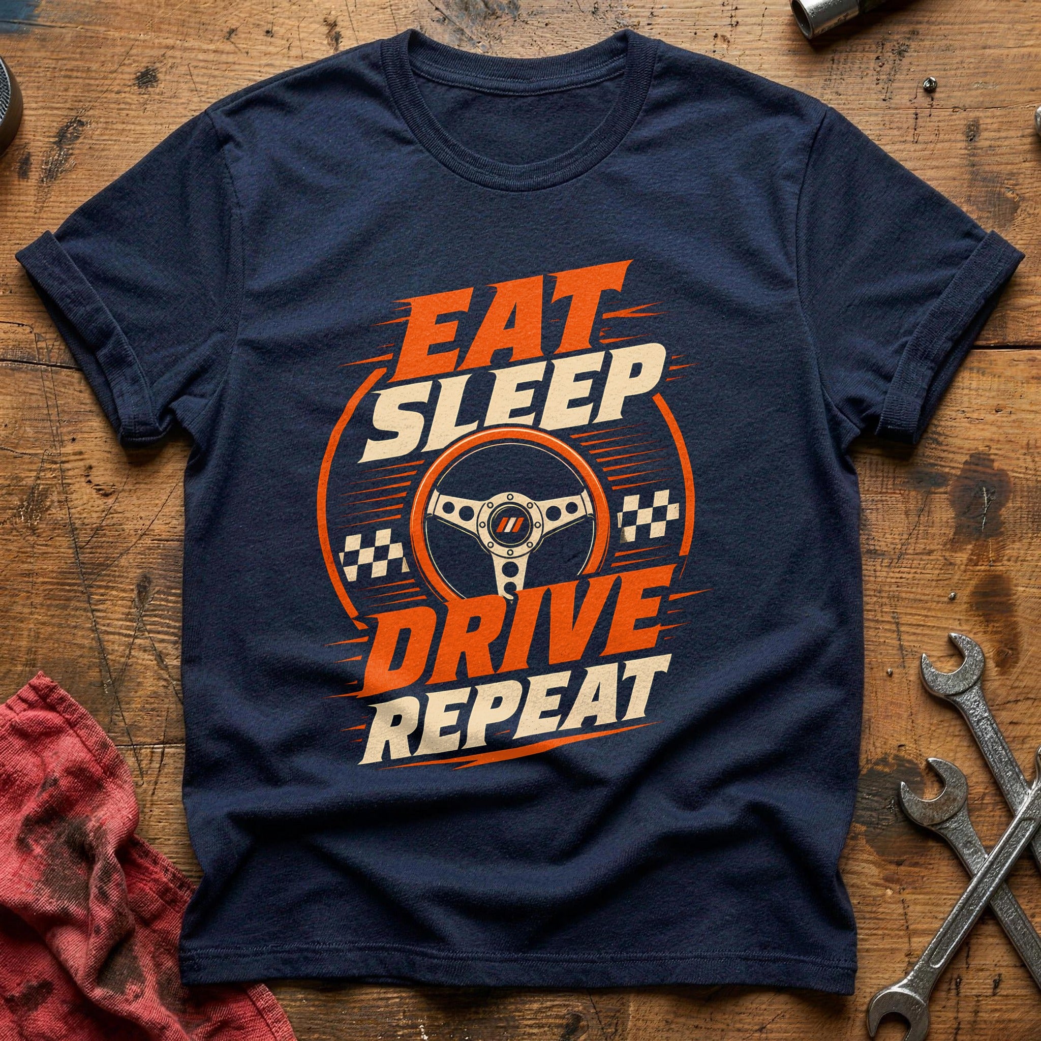 Eat Sleep Drive 85 T-Shirt - Navy