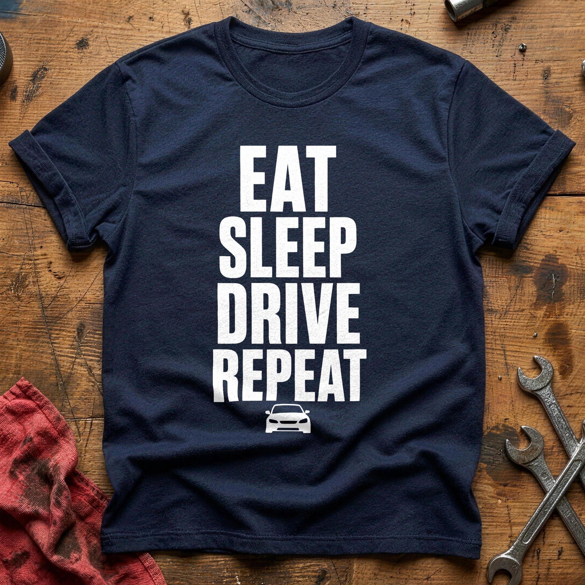 Eat Sleep Drive 94 T-Shirt - Navy