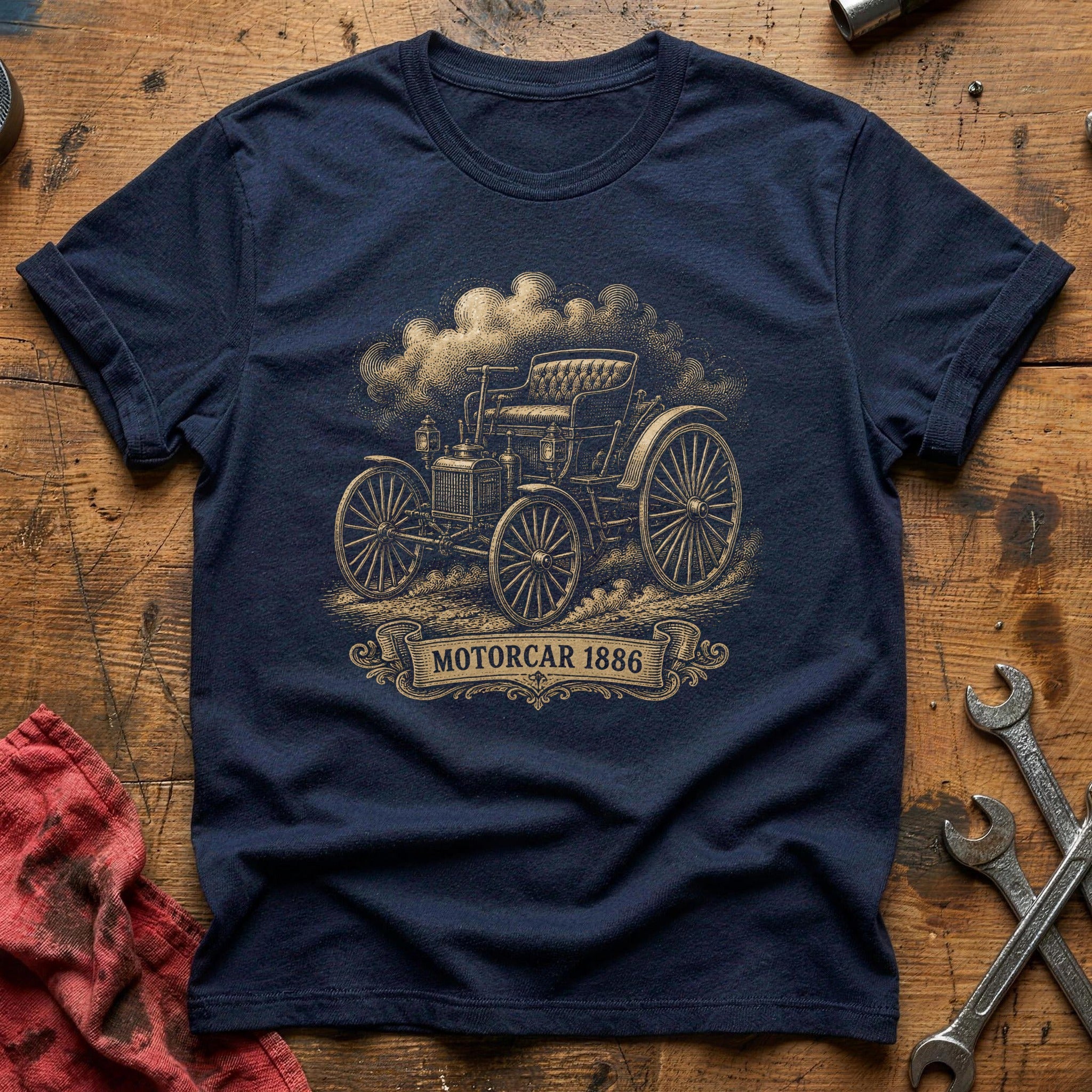 First Lap, 1886 T-Shirt - Navy