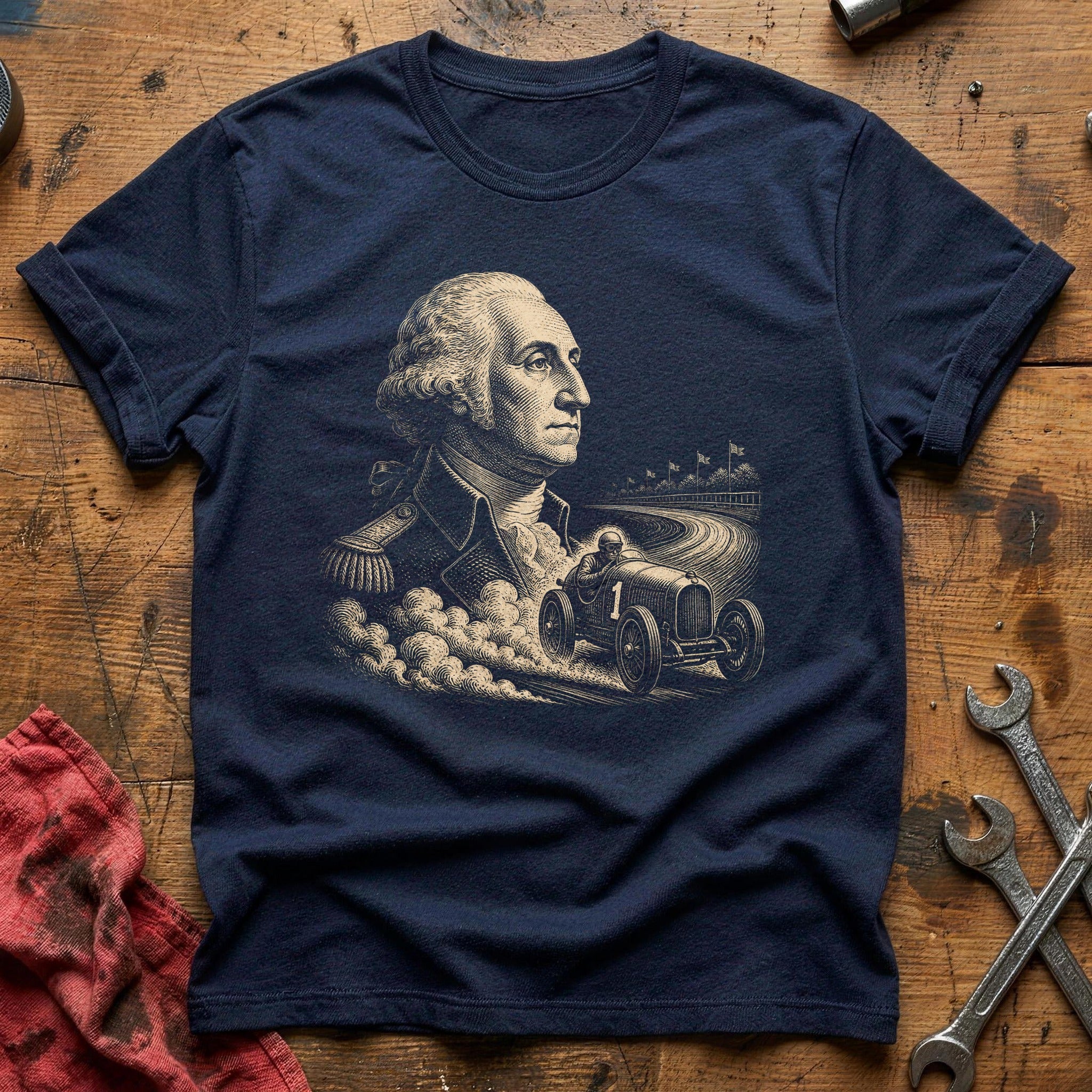 Founding Racer T-Shirt - Navy