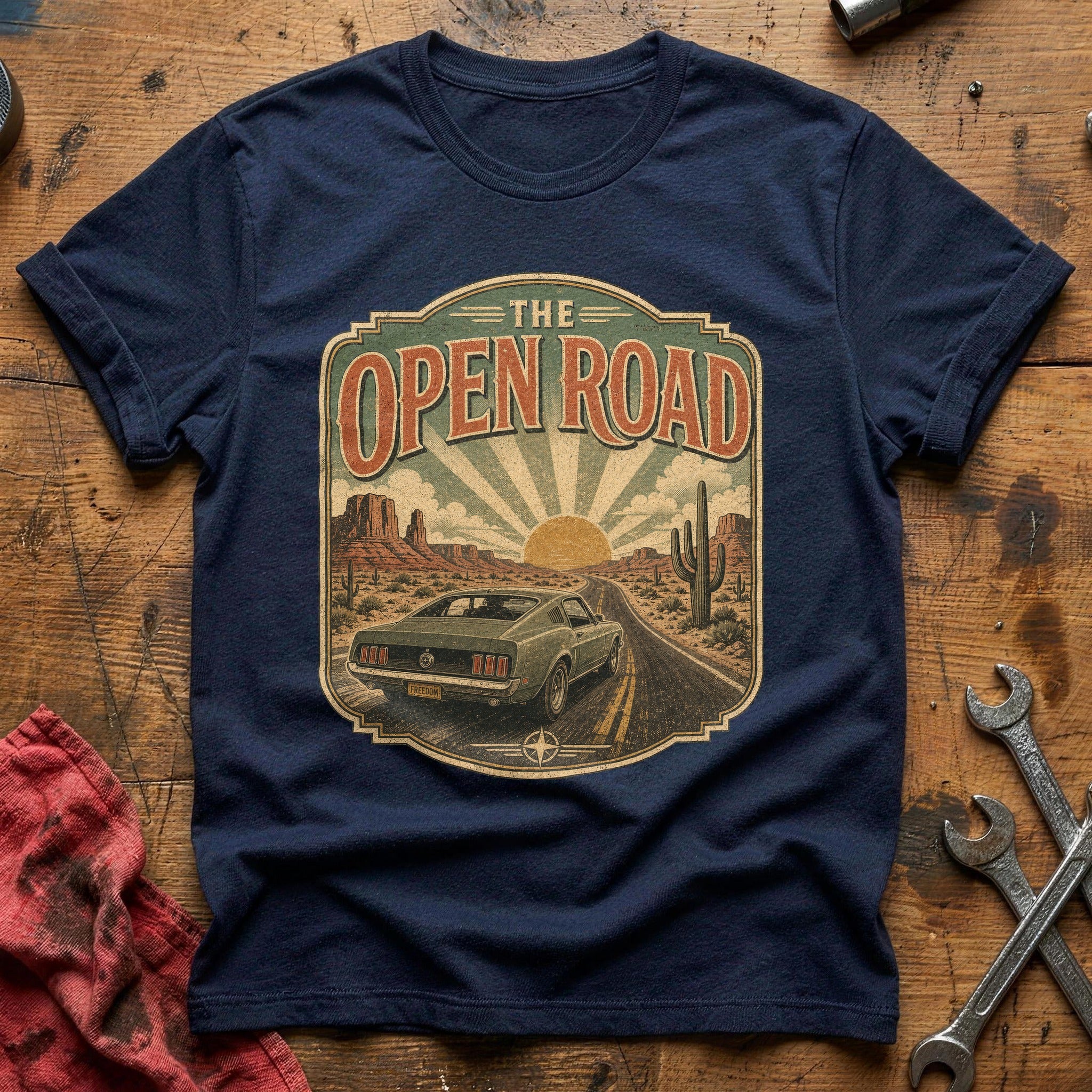 Freedom Plate T-Shirt - Navy