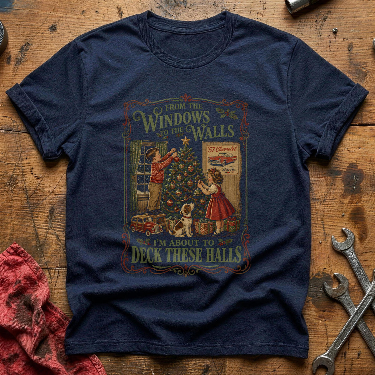 From The Windows To The Walls 50 T-Shirt - Navy