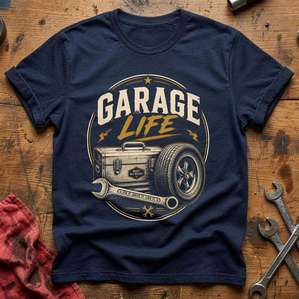Garage Life 86 T-Shirt - Navy