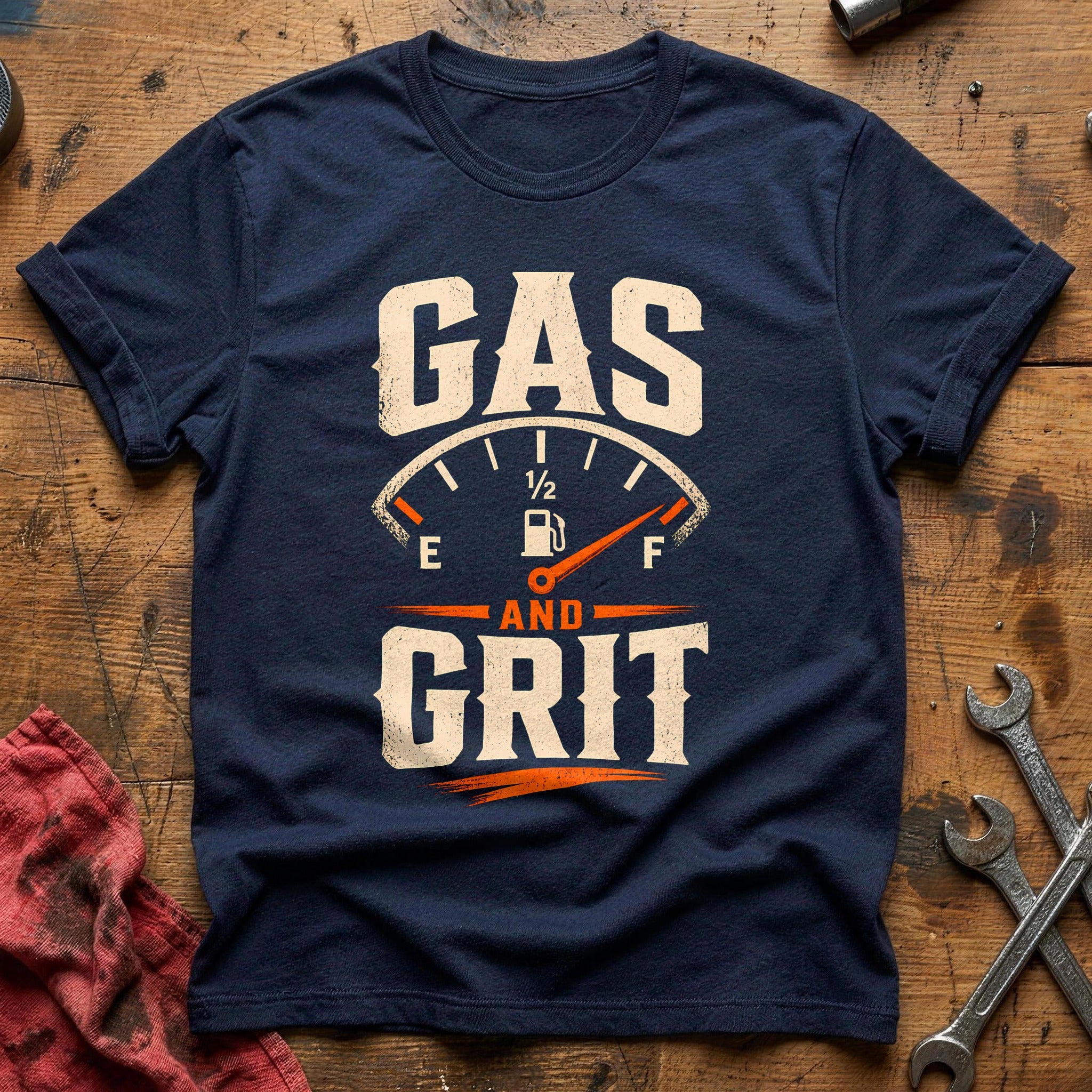Gas And Grit 60 T-Shirt - Navy