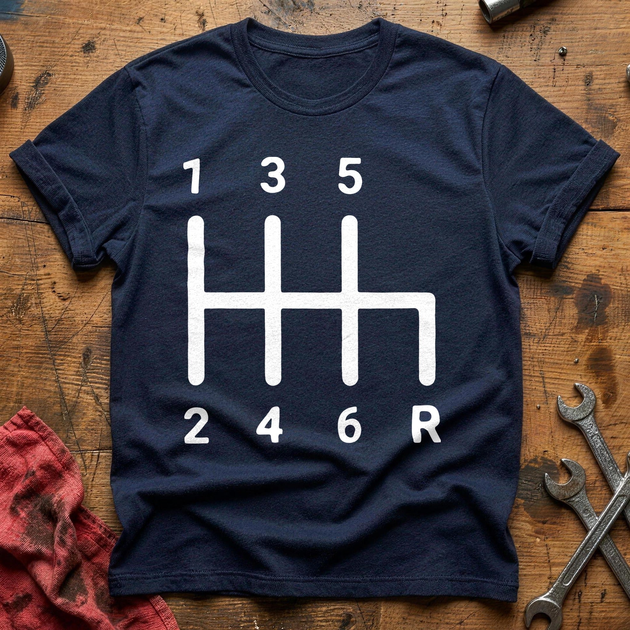 Gear stick T-Shirt - Navy