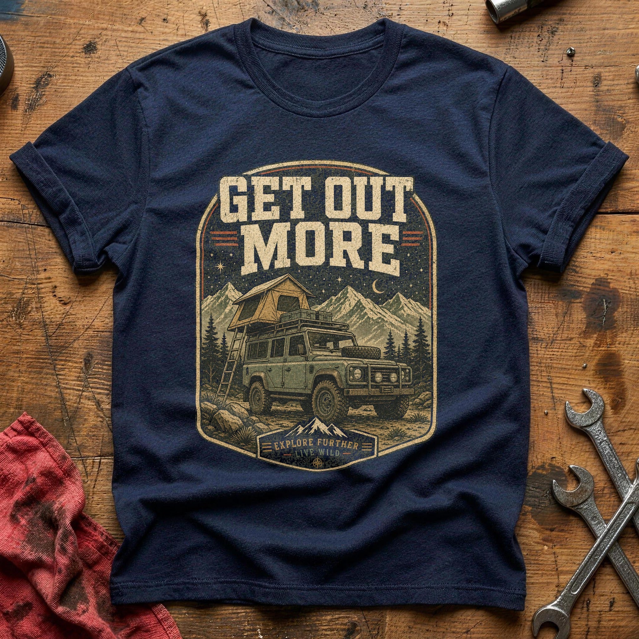 Get Out More T-Shirt - Navy