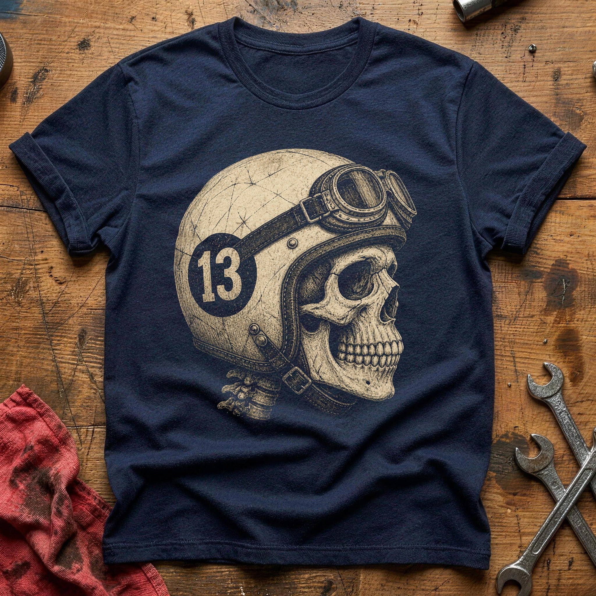 Goggles & Gasoline T-Shirt - Navy