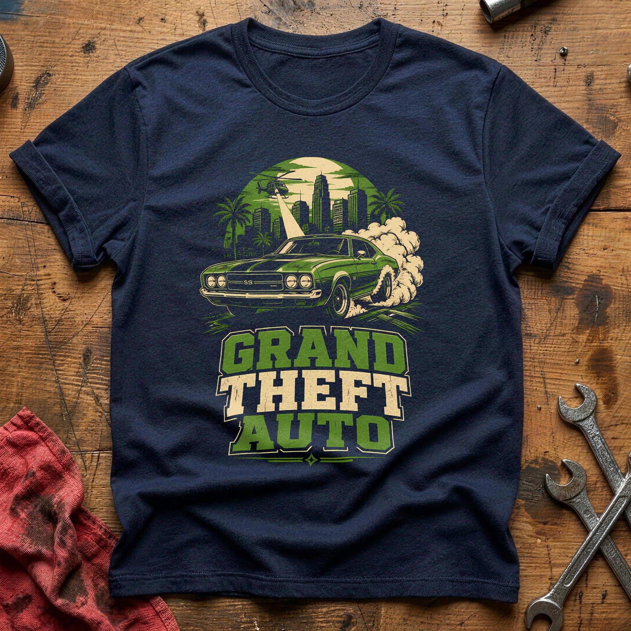 Grand Theft Auto 48 T-Shirt - Navy