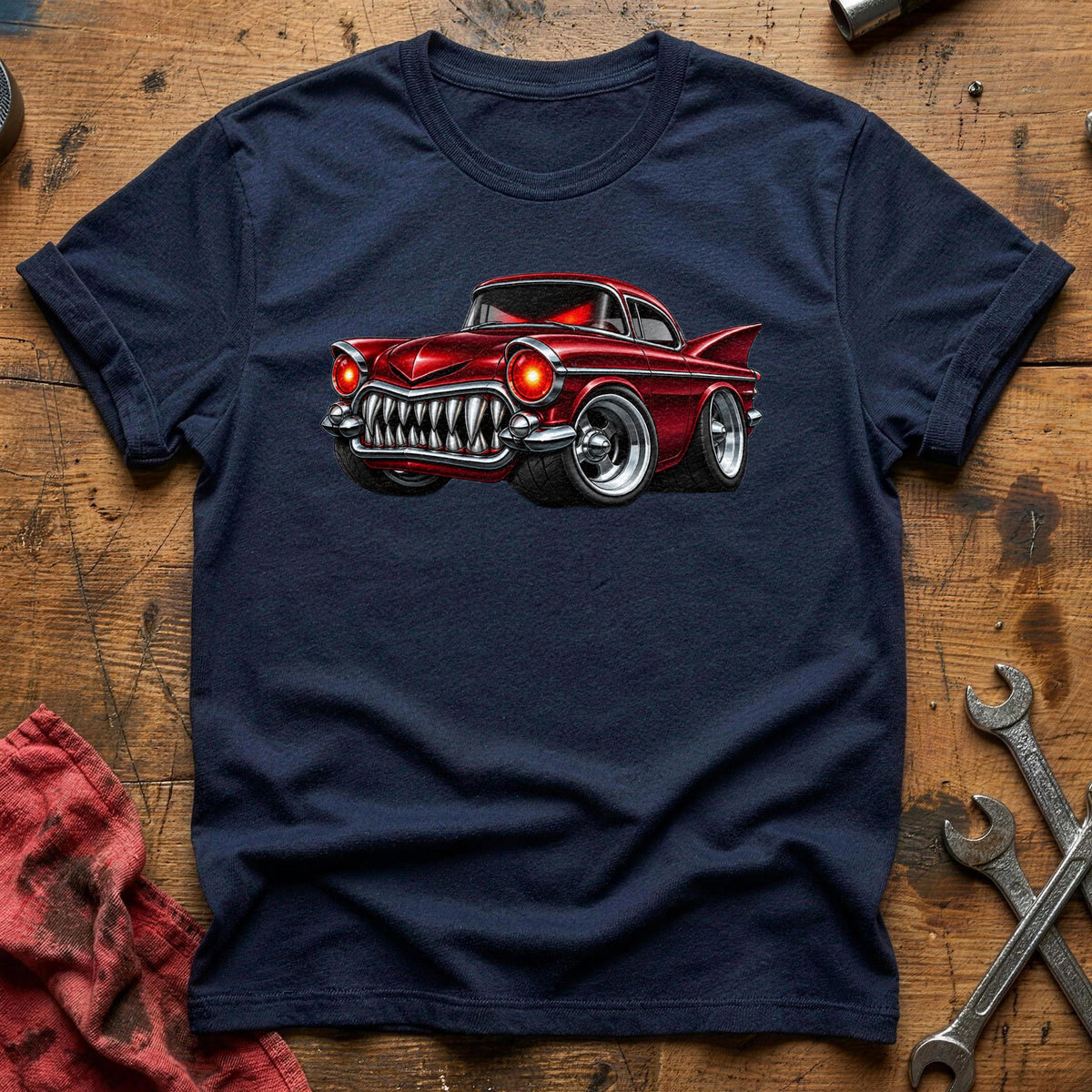 Haunted Coupe 52 T-Shirt - Navy
