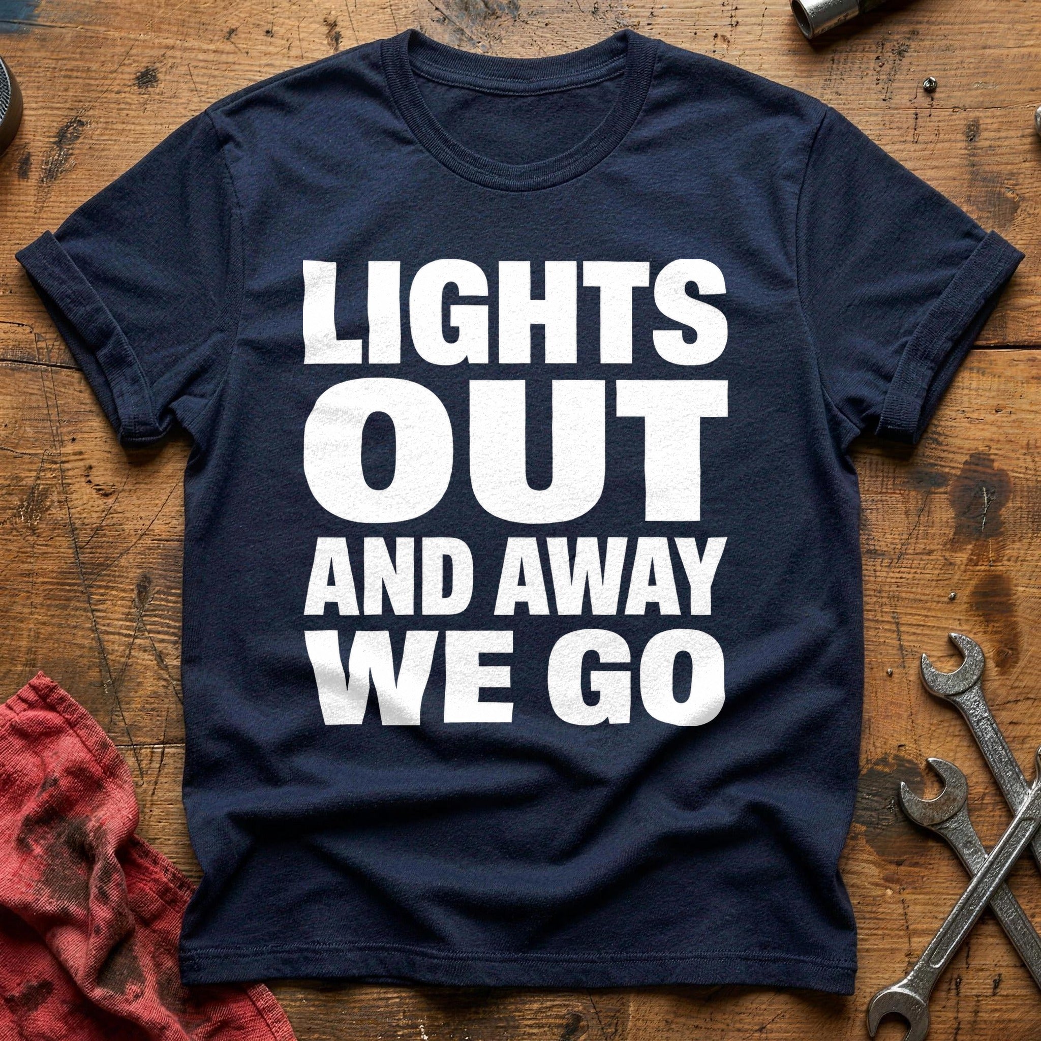 Headlights & Highway T-Shirt - Navy