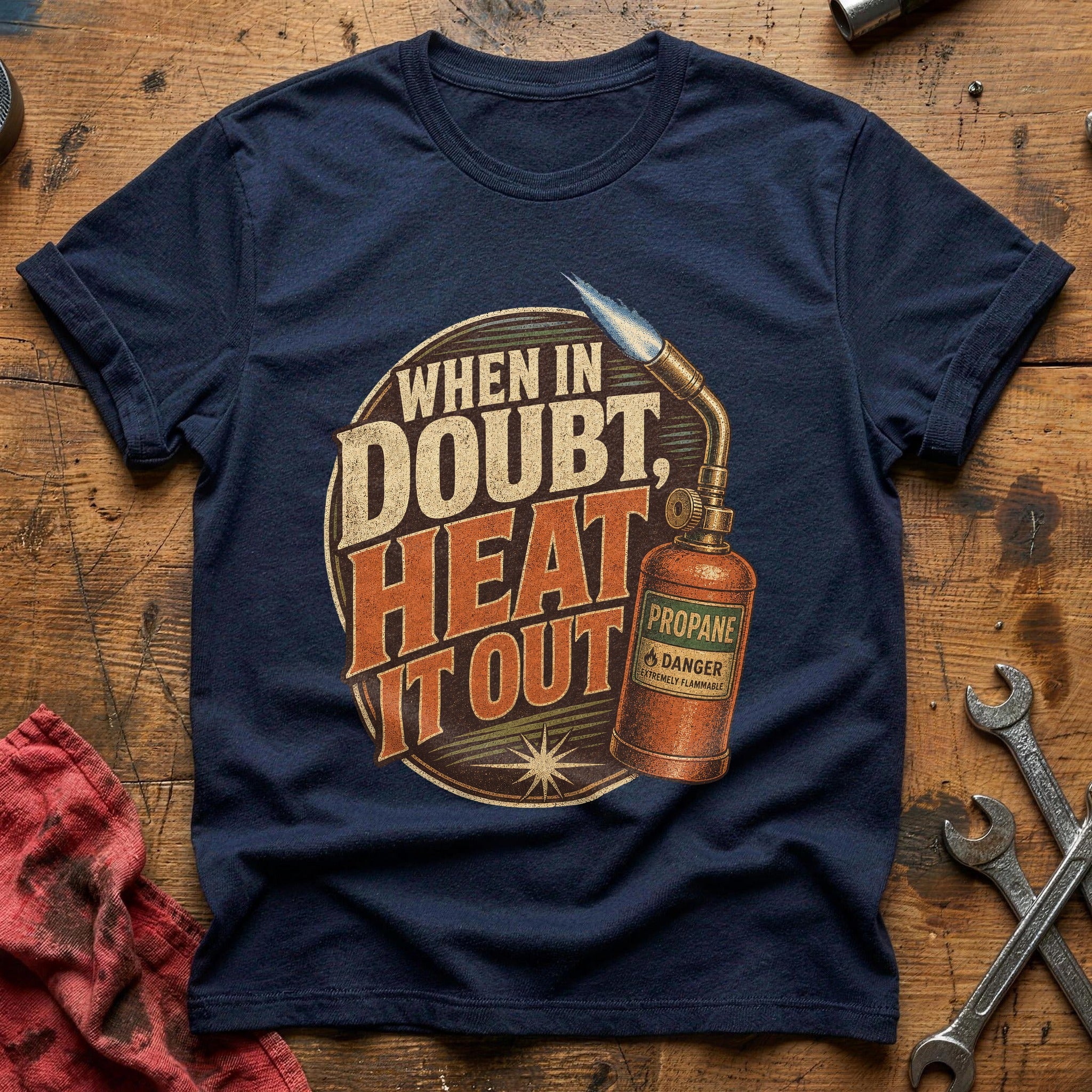 Heat or Lose T-Shirt - Navy