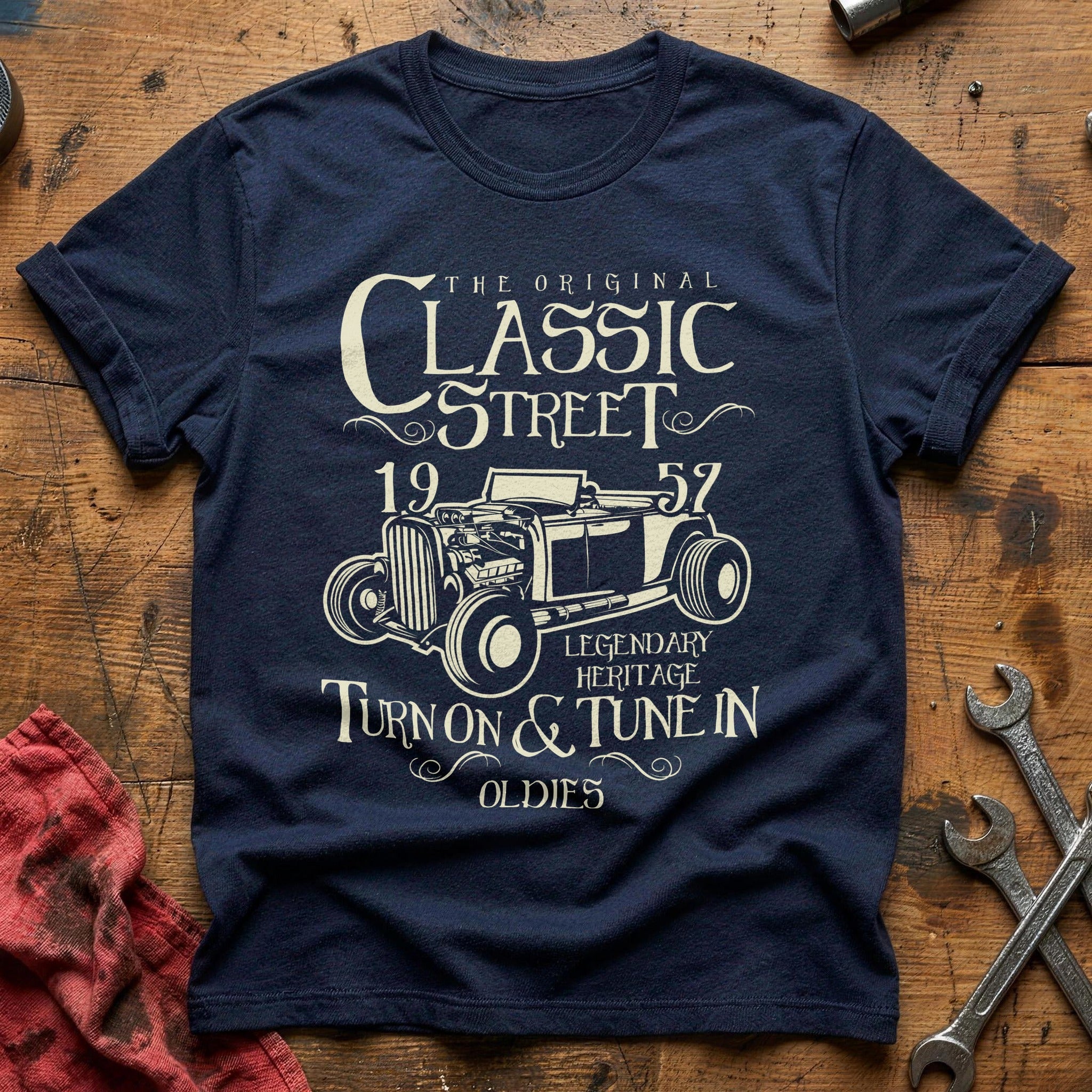 Hot rod classic T-Shirt - Navy