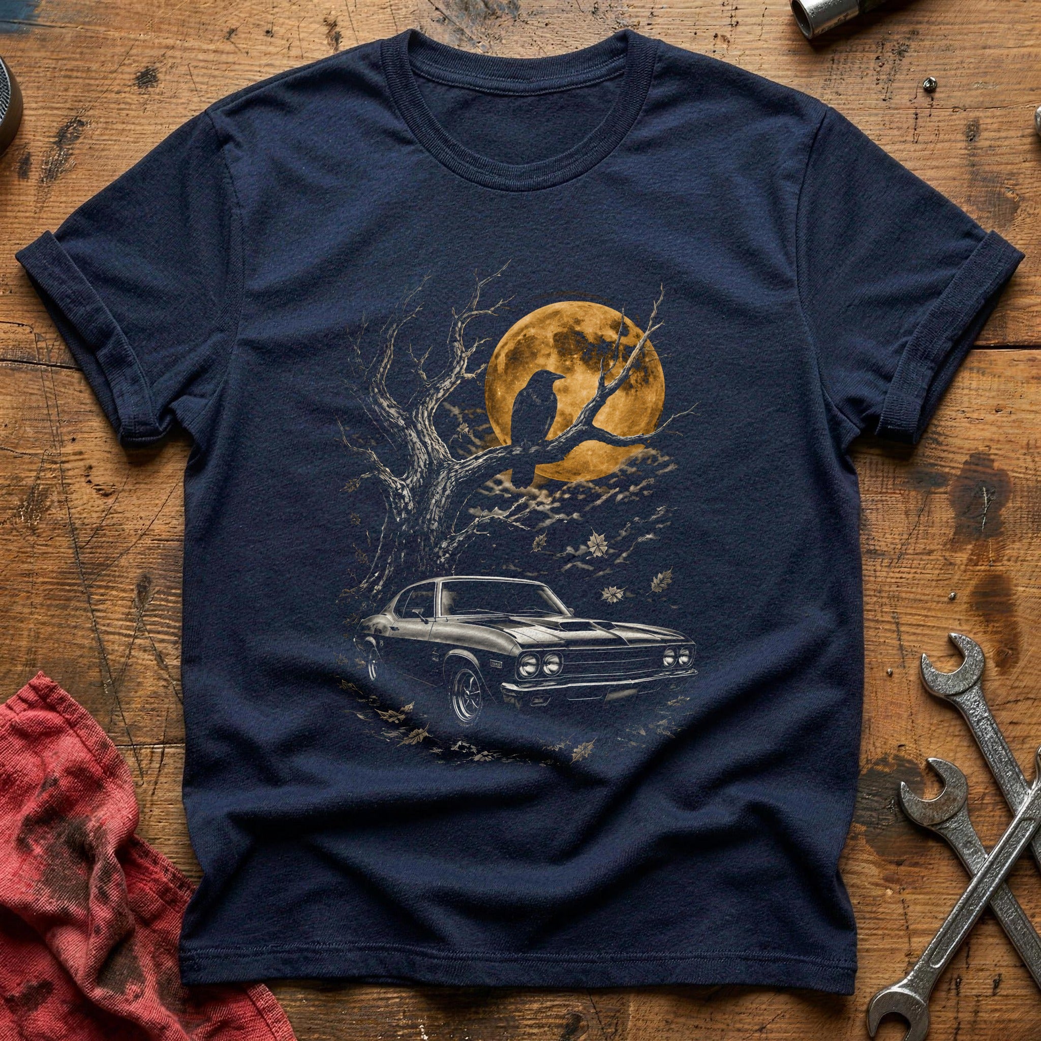 Hotrod Raven Deadoak 13 T-Shirt - Navy