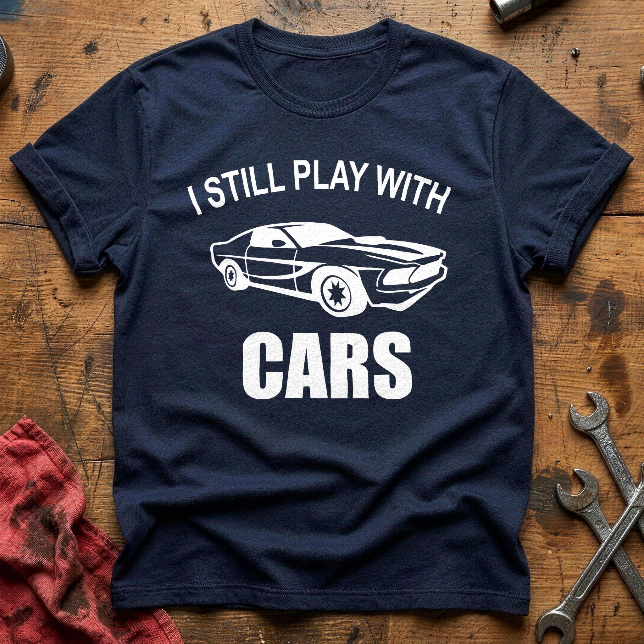 I still play with cars T-Shirt - Navy