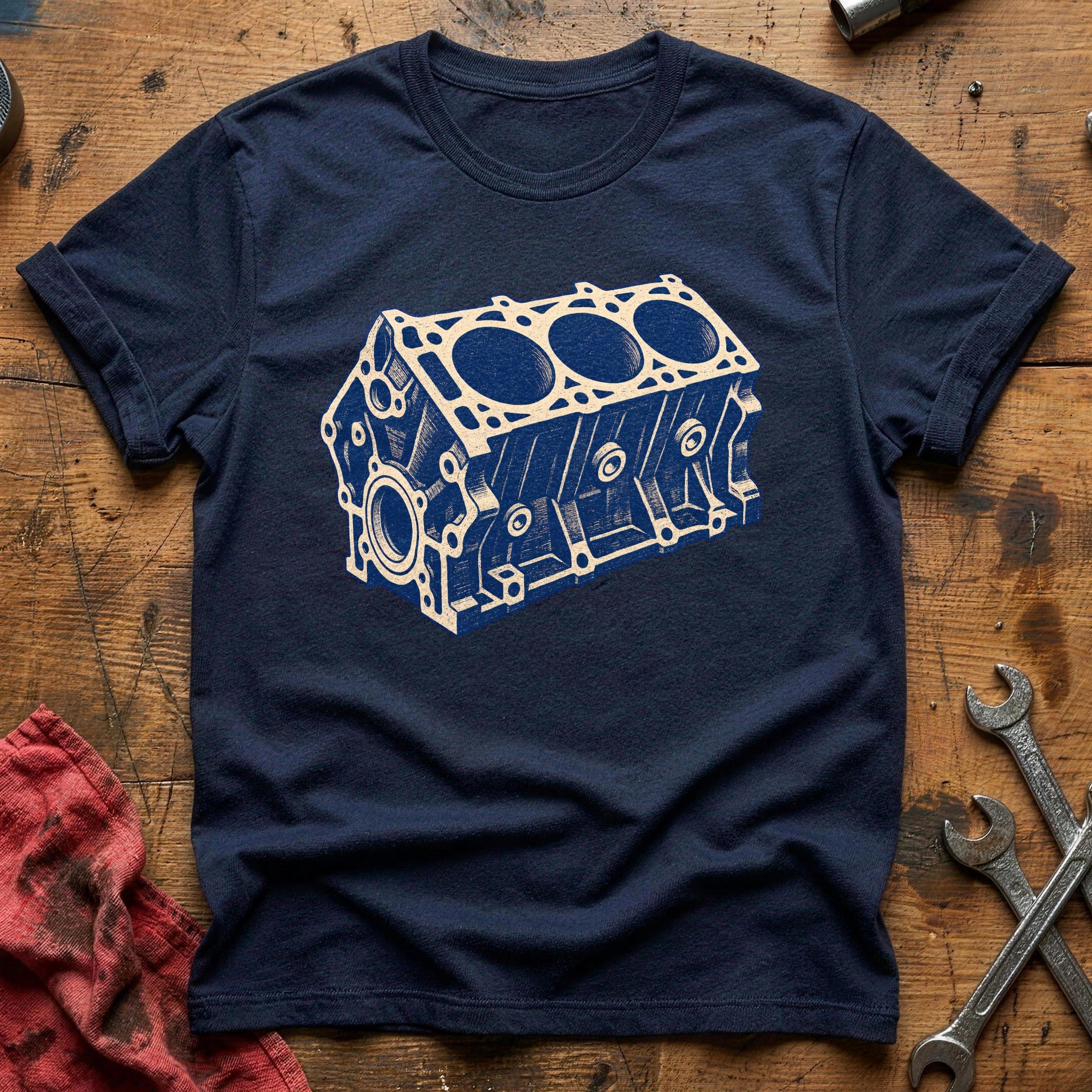 Iron Heart T-Shirt - Navy