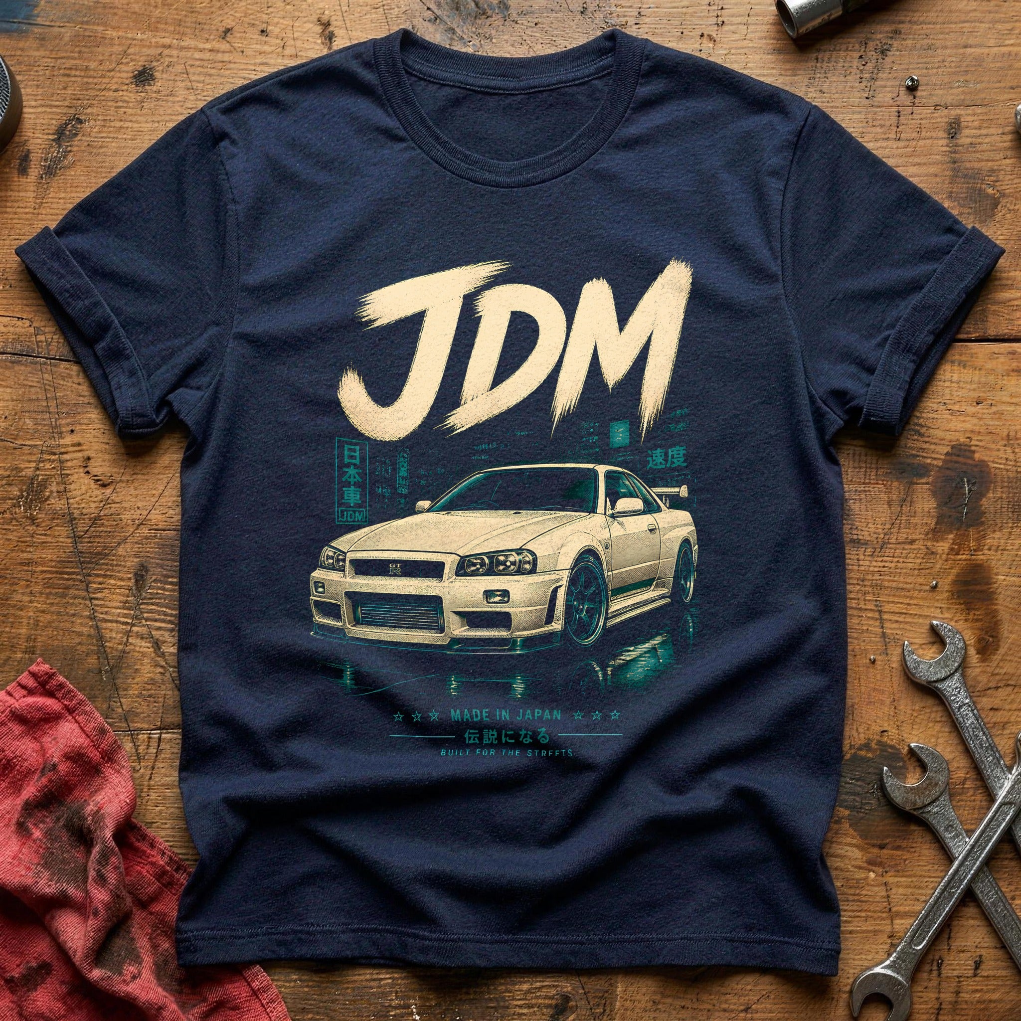 Jdm Riso 65 T-Shirt - Navy