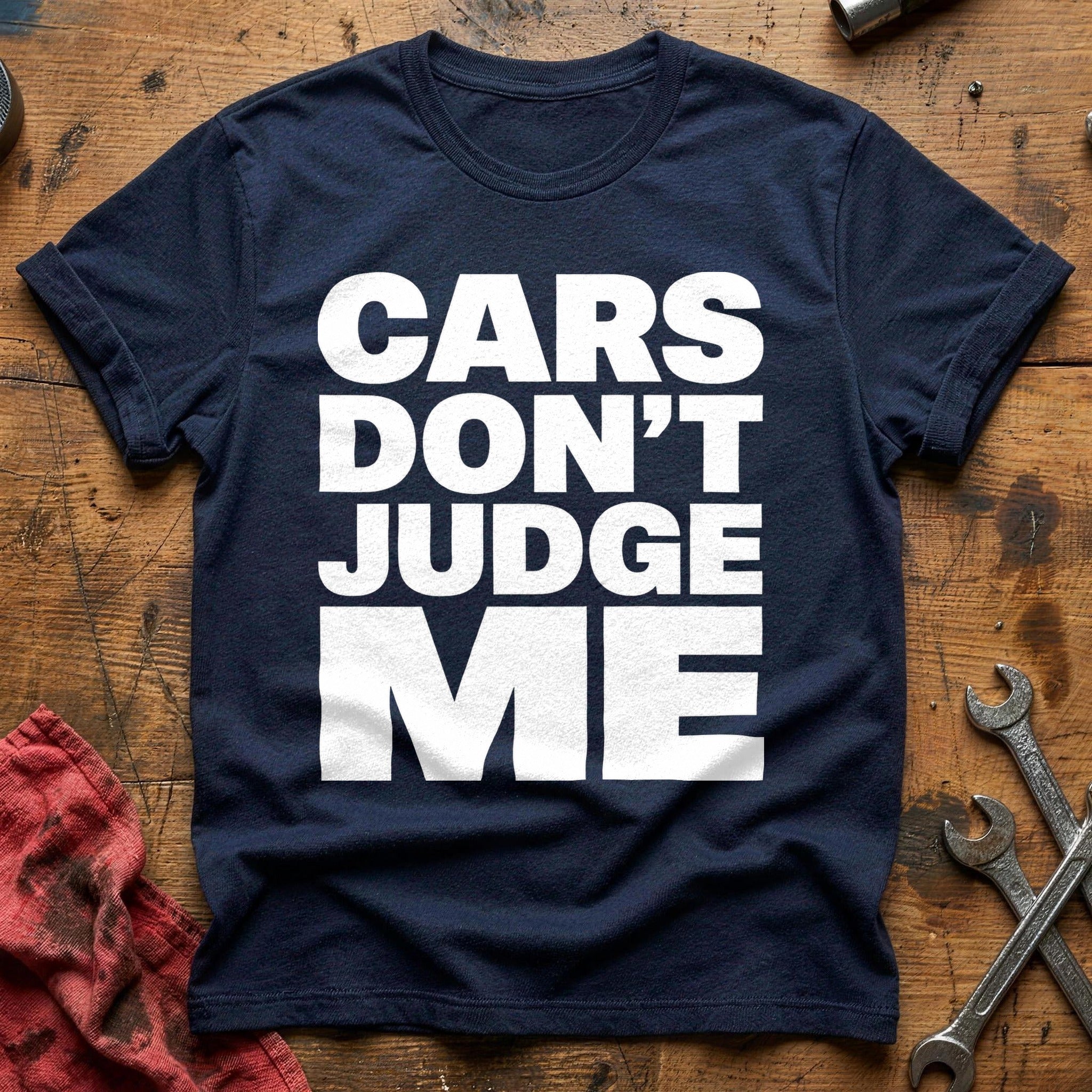 Judge-Free Zone T-Shirt - Navy
