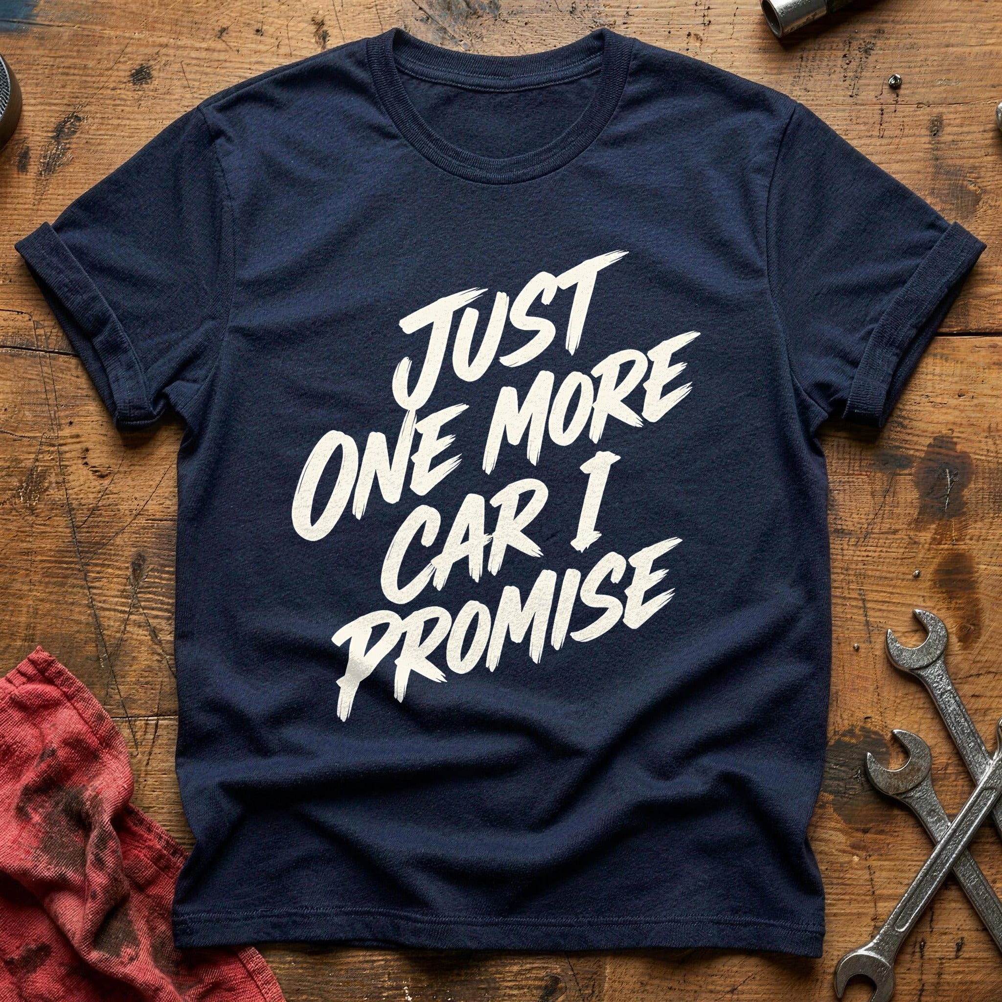Just One More Car I Promise 89 T-Shirt - Navy
