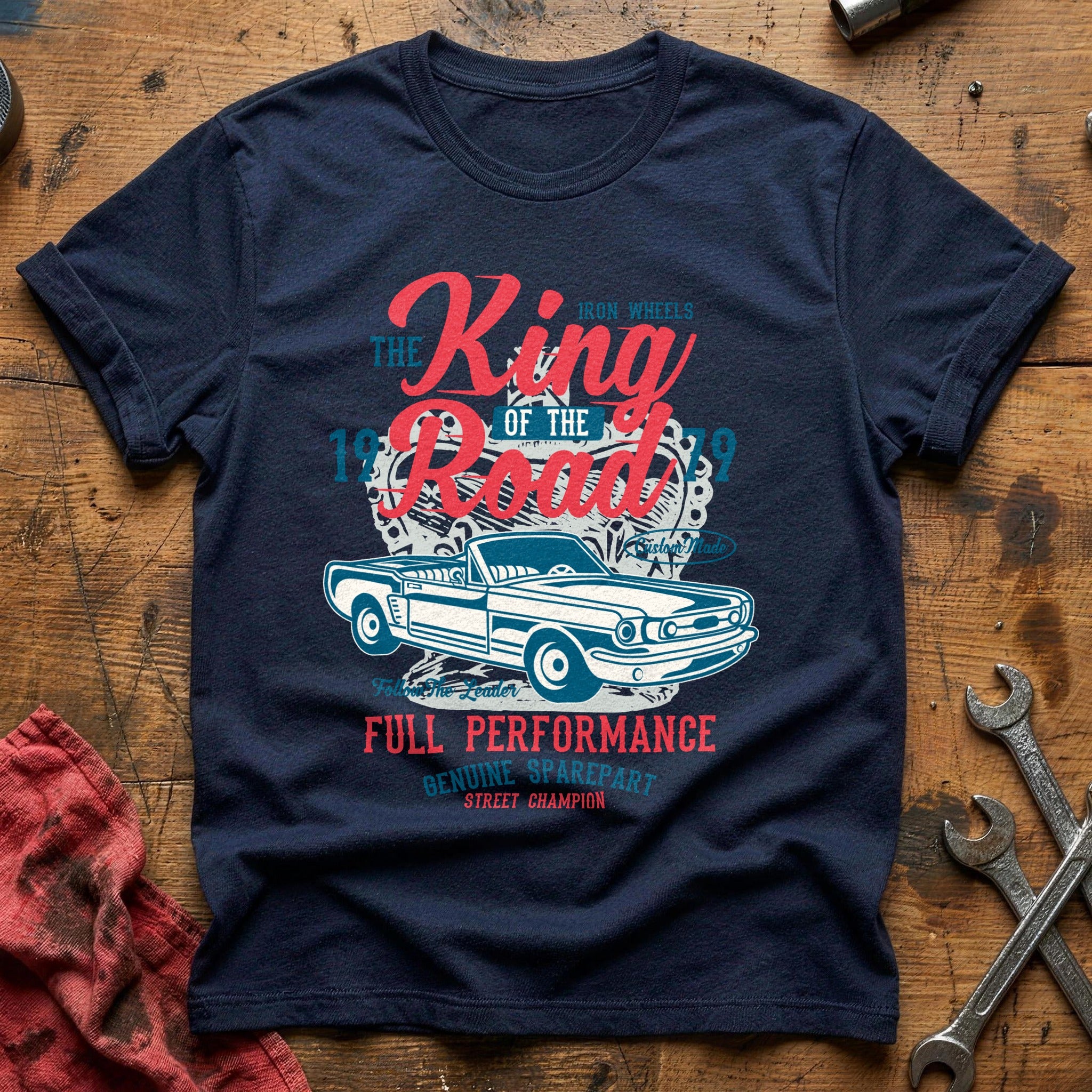 King of the road T-Shirt - Navy