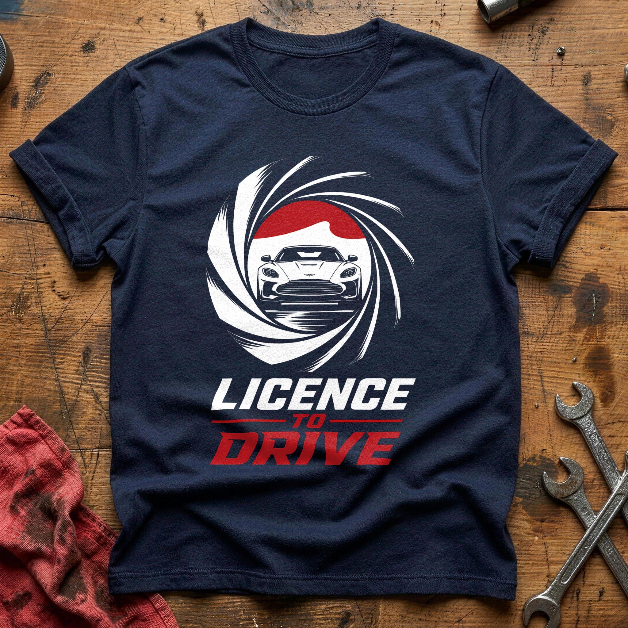 Licence To Drive T-Shirt - Navy