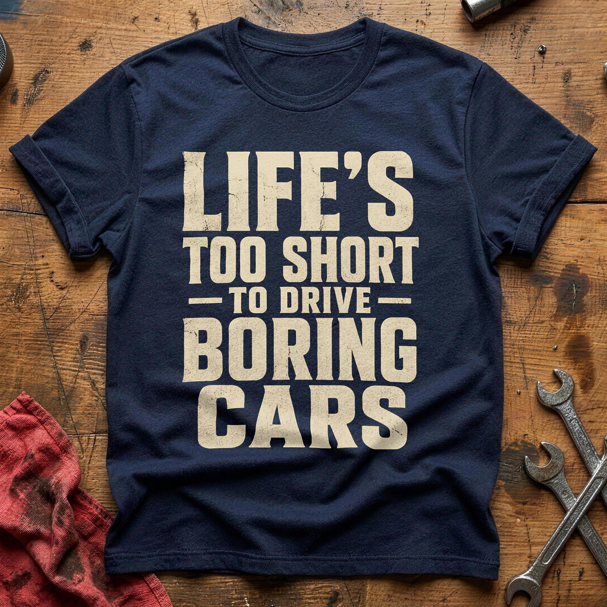 Life's Too Short Boring - Navy