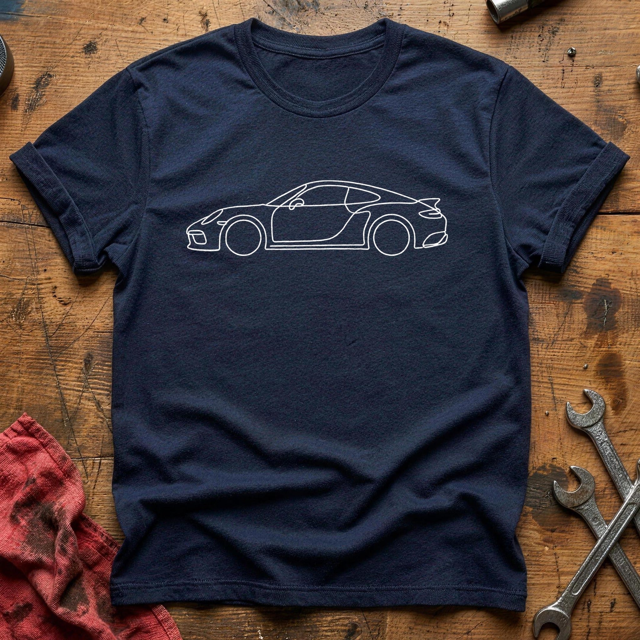 Line Car 40 T-Shirt - Navy
