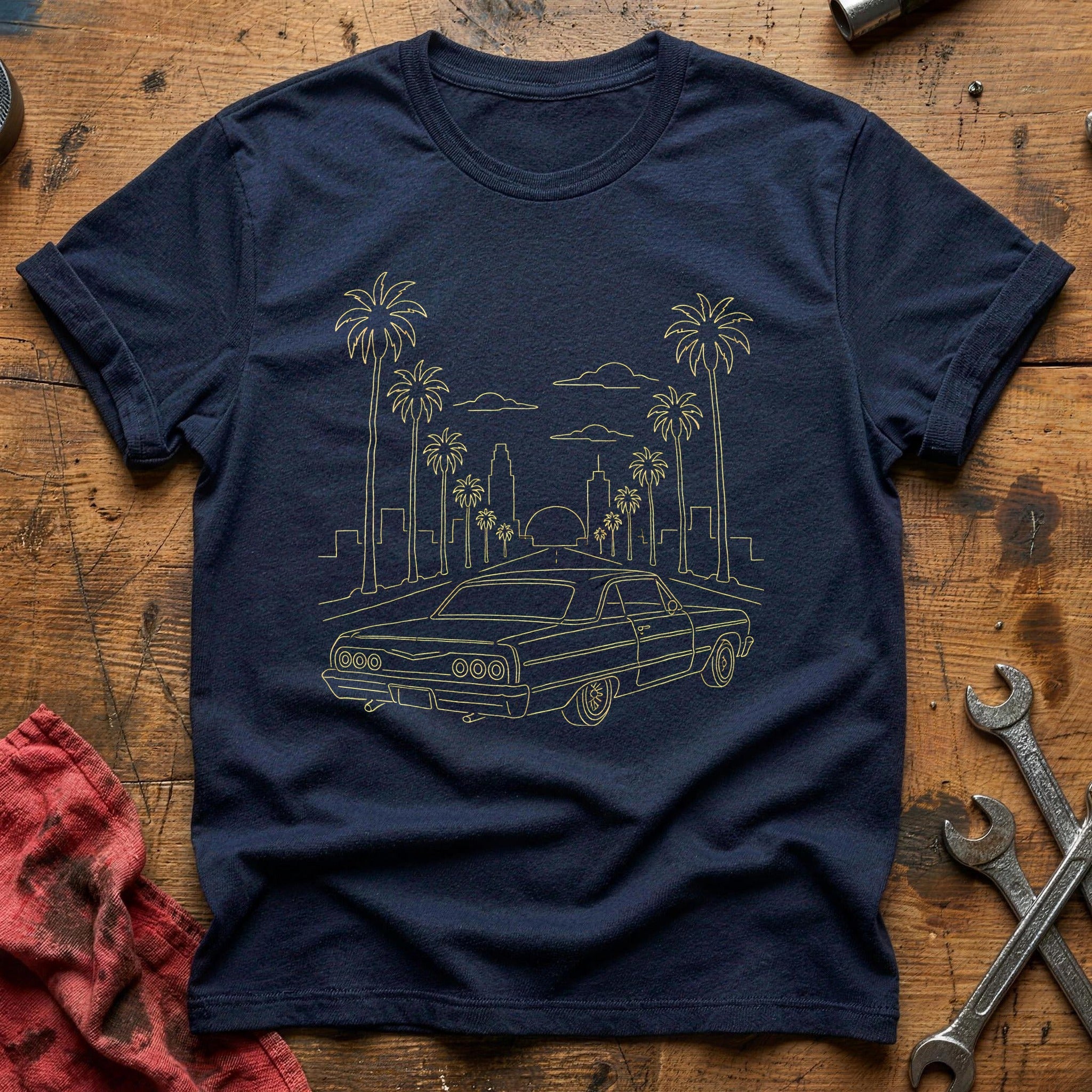 Lowrider Boulevard 48 T-Shirt - Navy