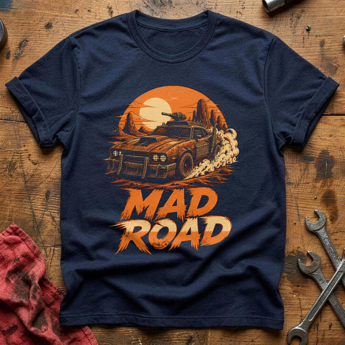 Mad Road 65 T-Shirt - Navy