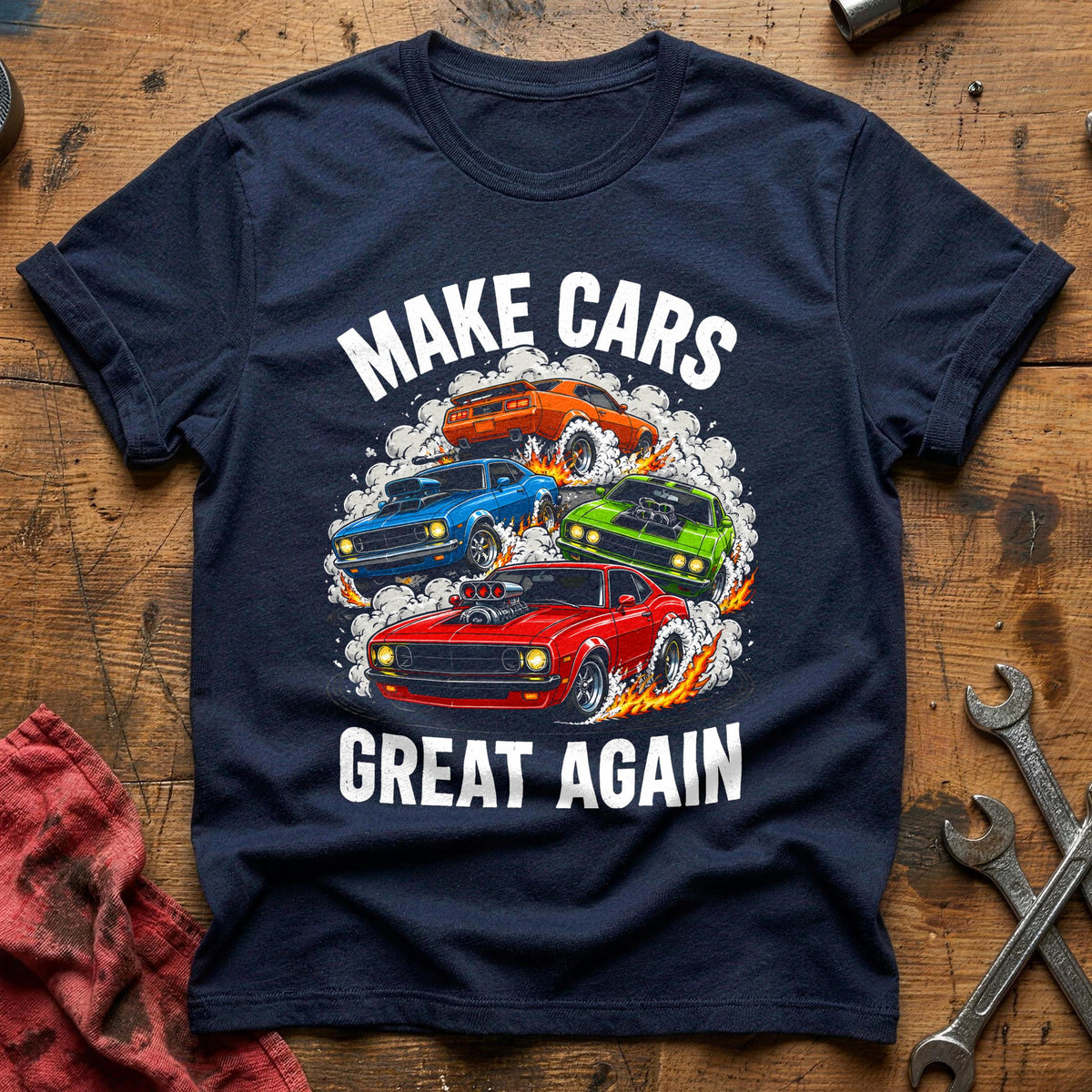Make Cars Great Again 41 T-Shirt - Navy