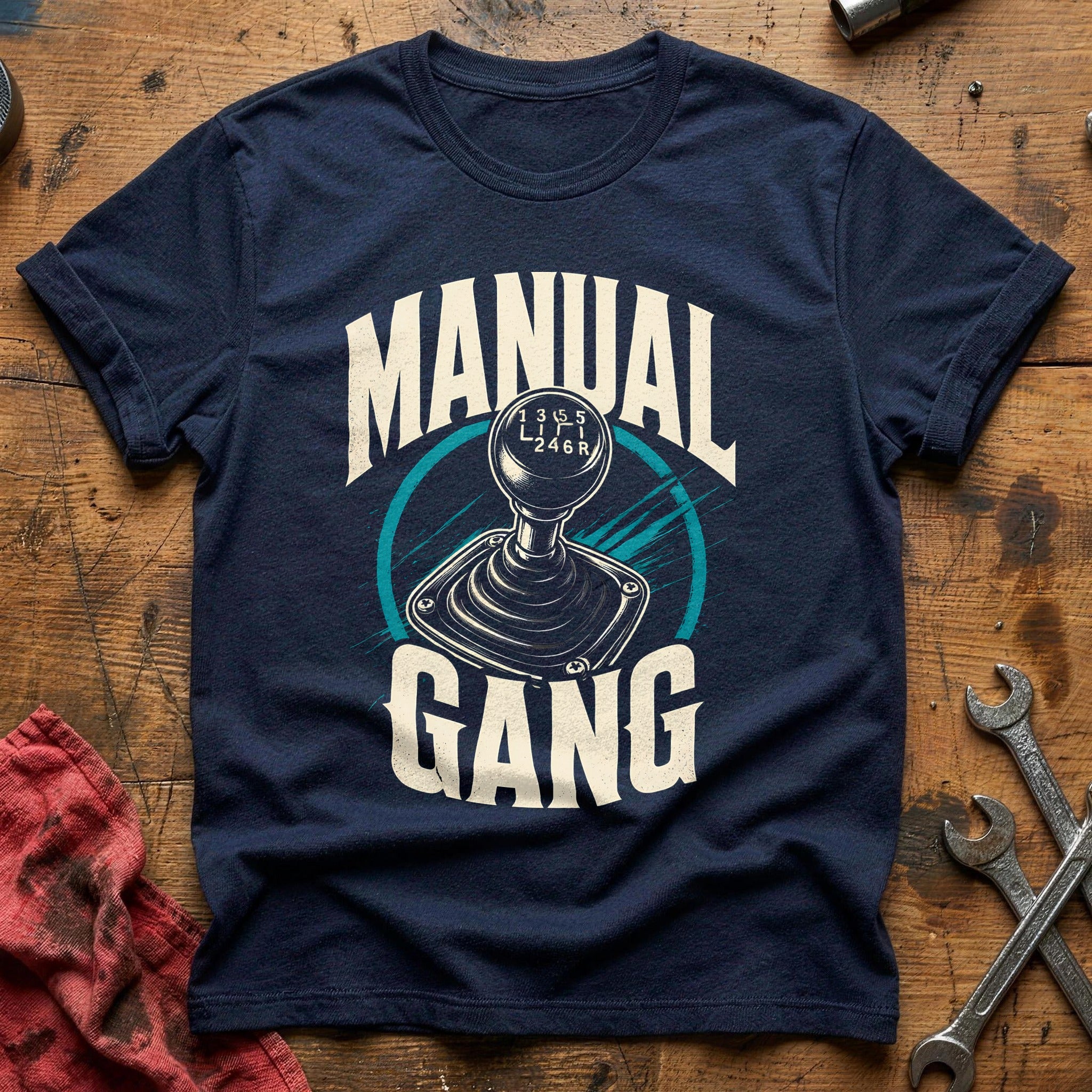 Manual Stance T-Shirt - Navy
