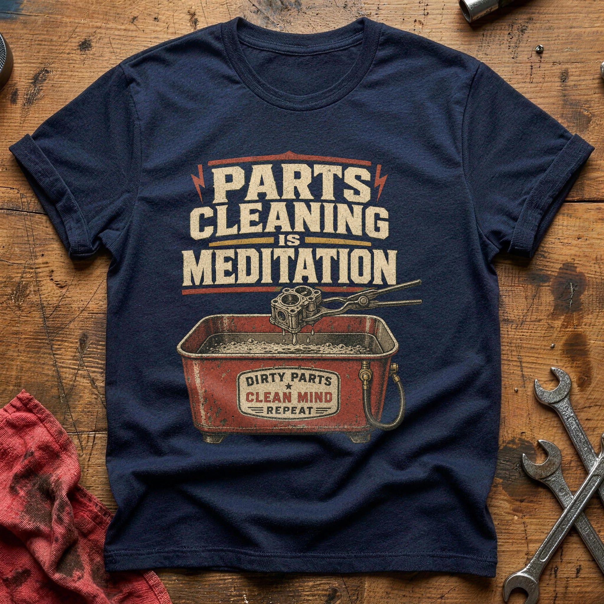Meditation in Motion T-Shirt - Navy