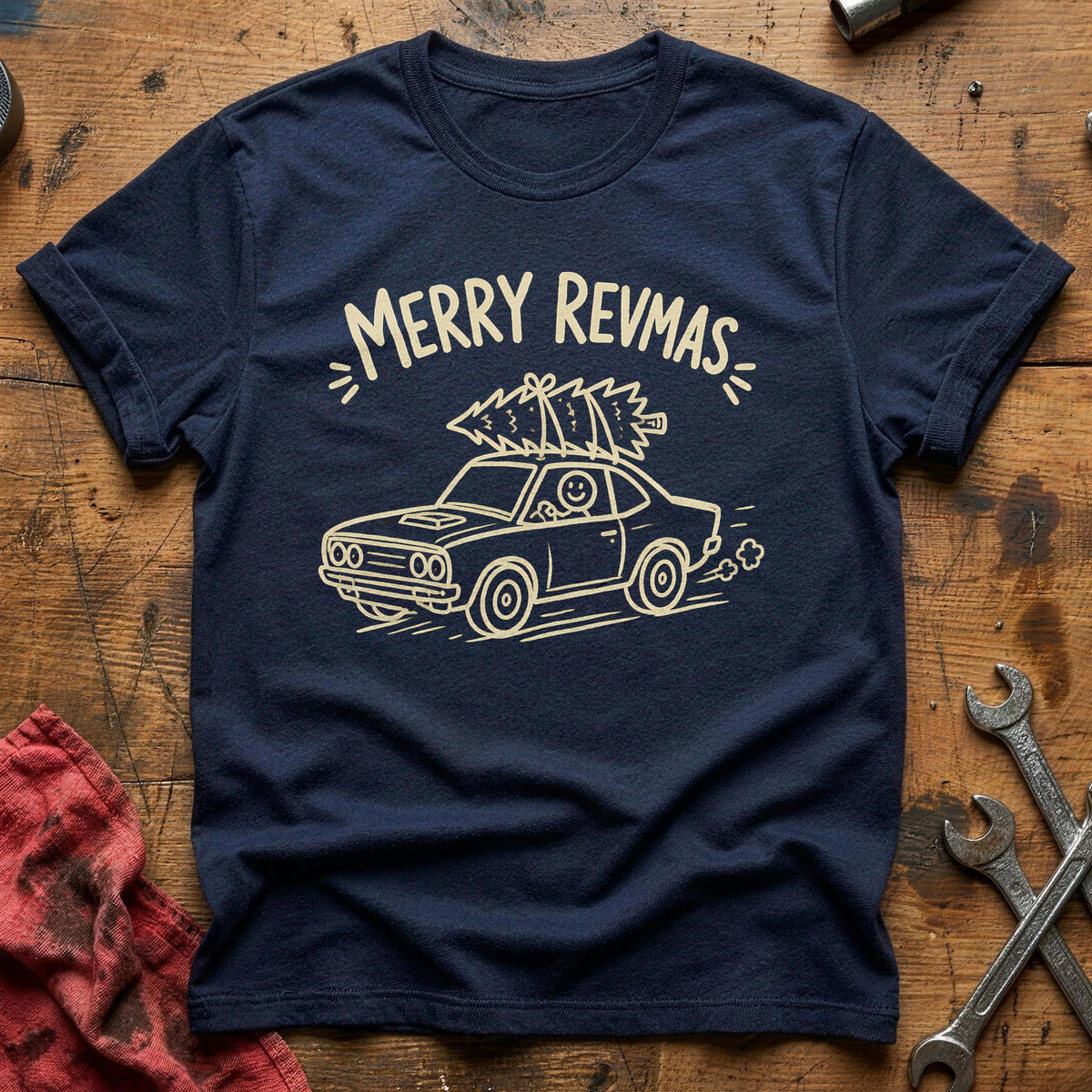 Merry Revmas 32 T-Shirt - Navy