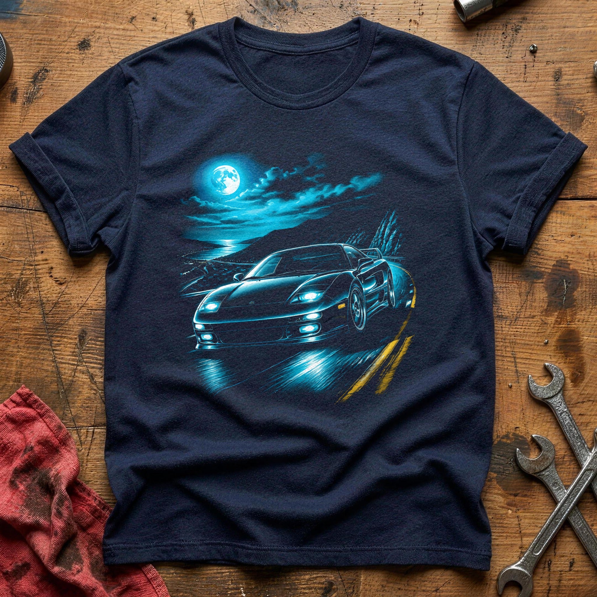 Midnight Drive T-Shirt - Navy