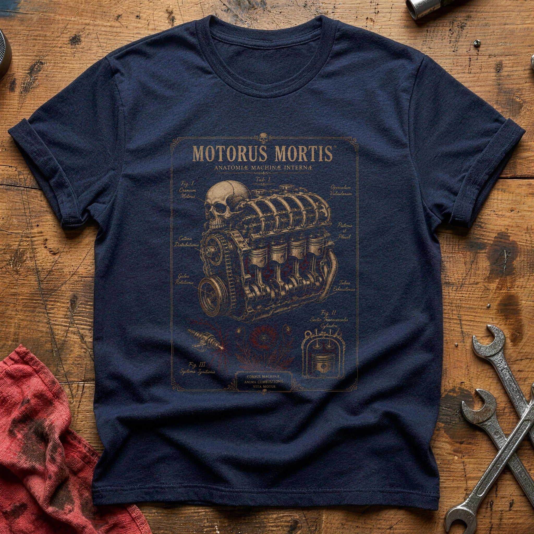 Motorus Mortis 94 T-Shirt - Navy