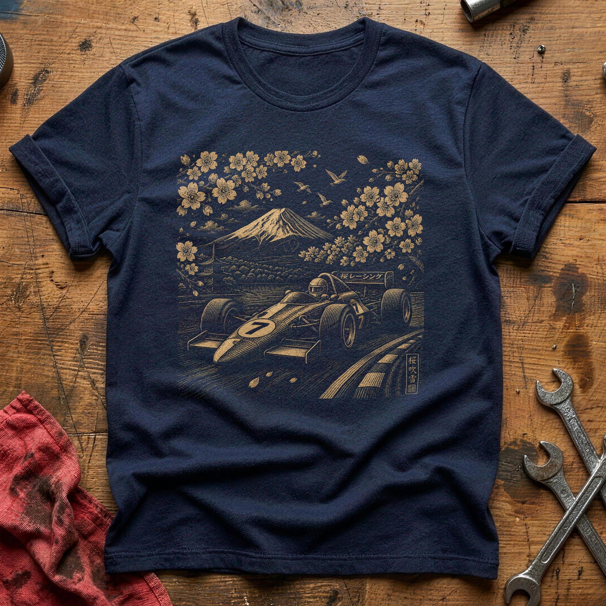 Mountain Blossom Run - Navy