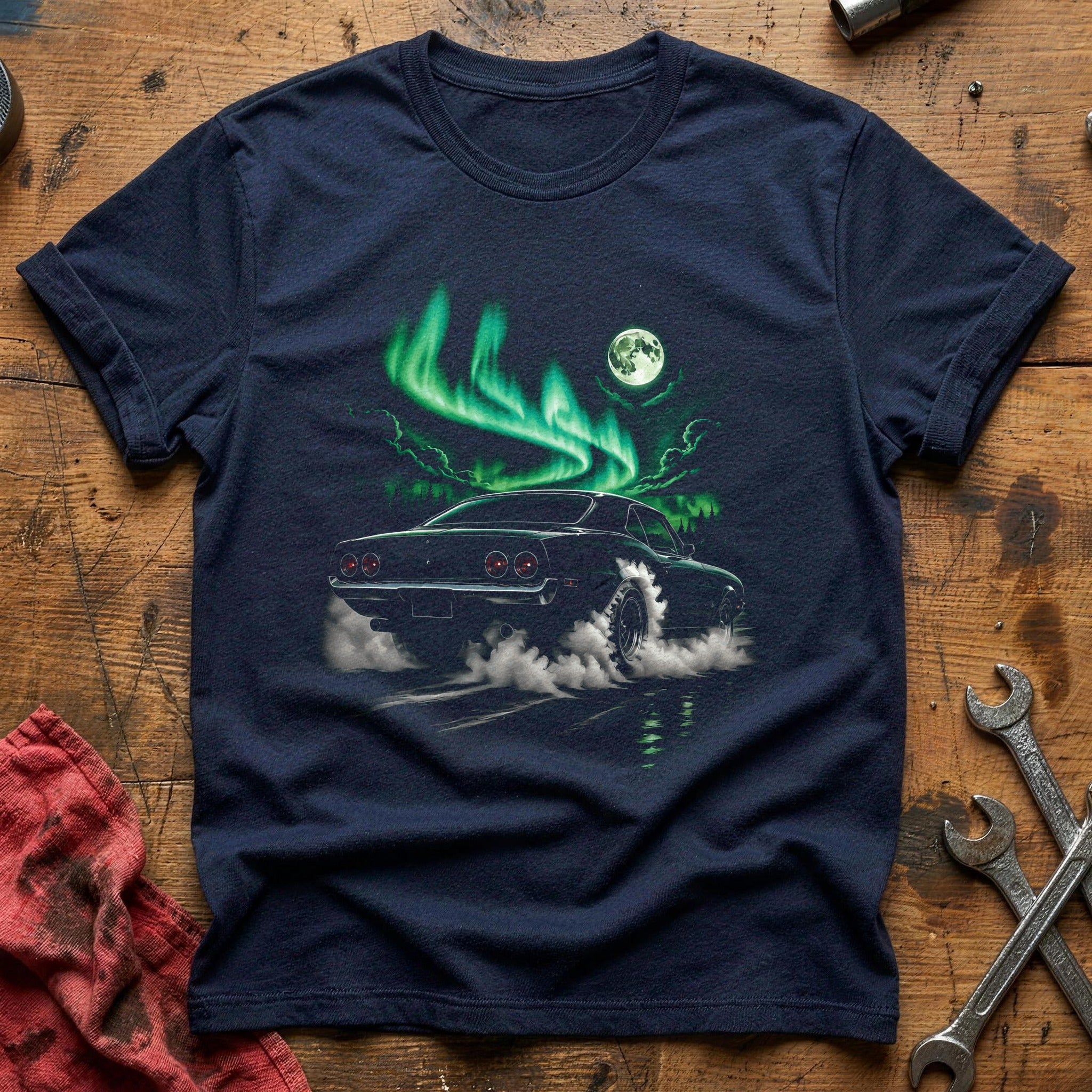 Muscle Car Aurora T-Shirt - Navy