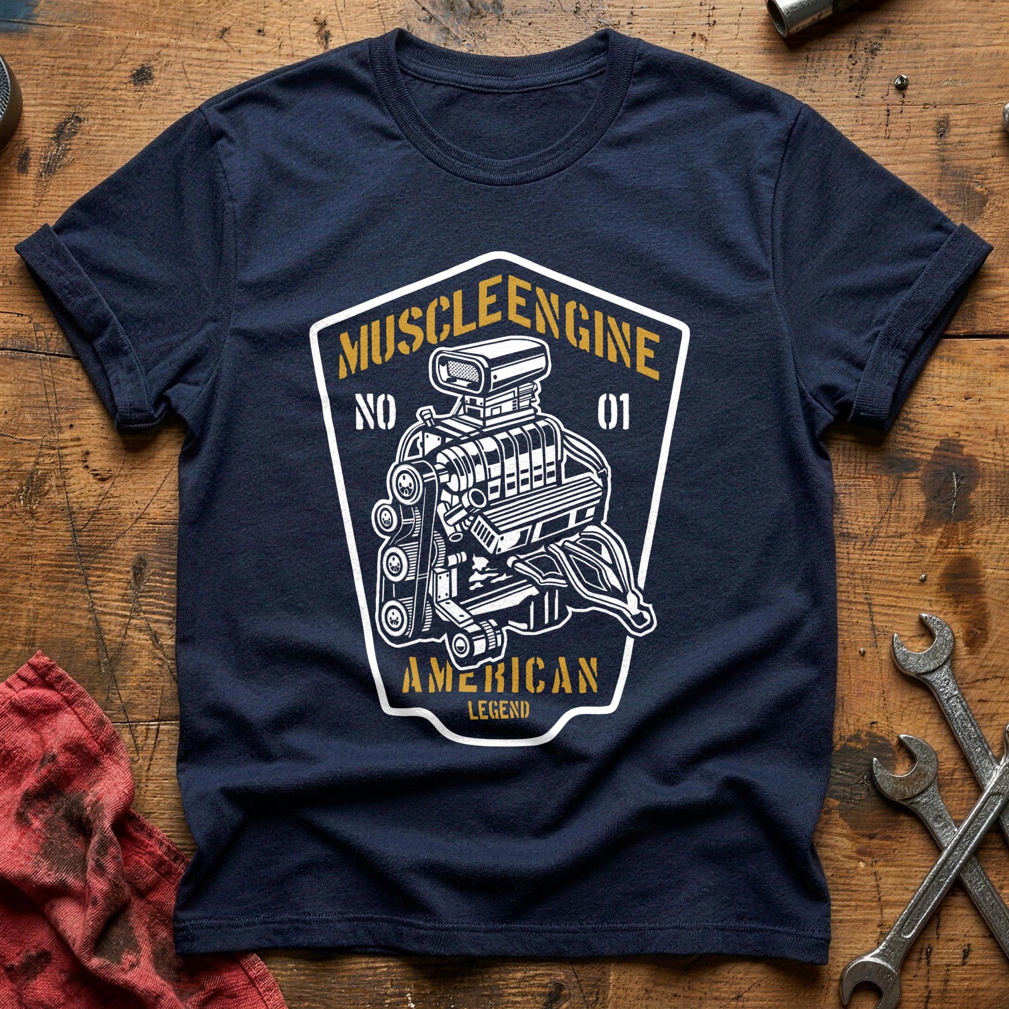 Muscle engine T-Shirt - Navy