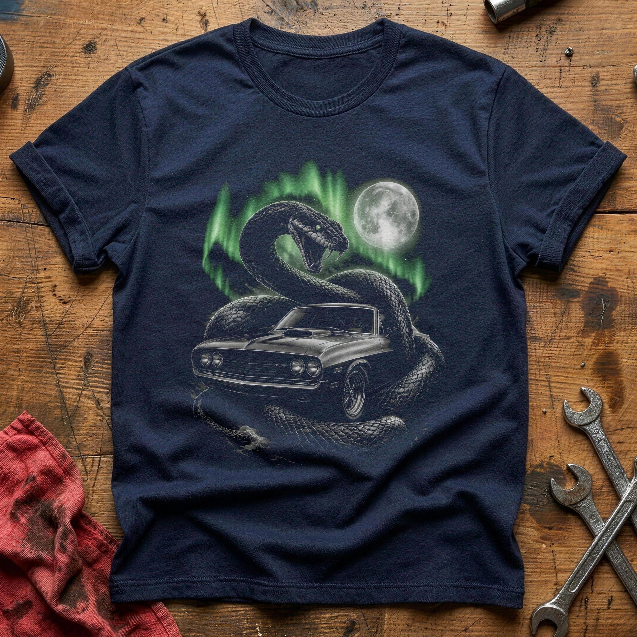 Musclecar Serpent Aurora 27 T-Shirt - Navy