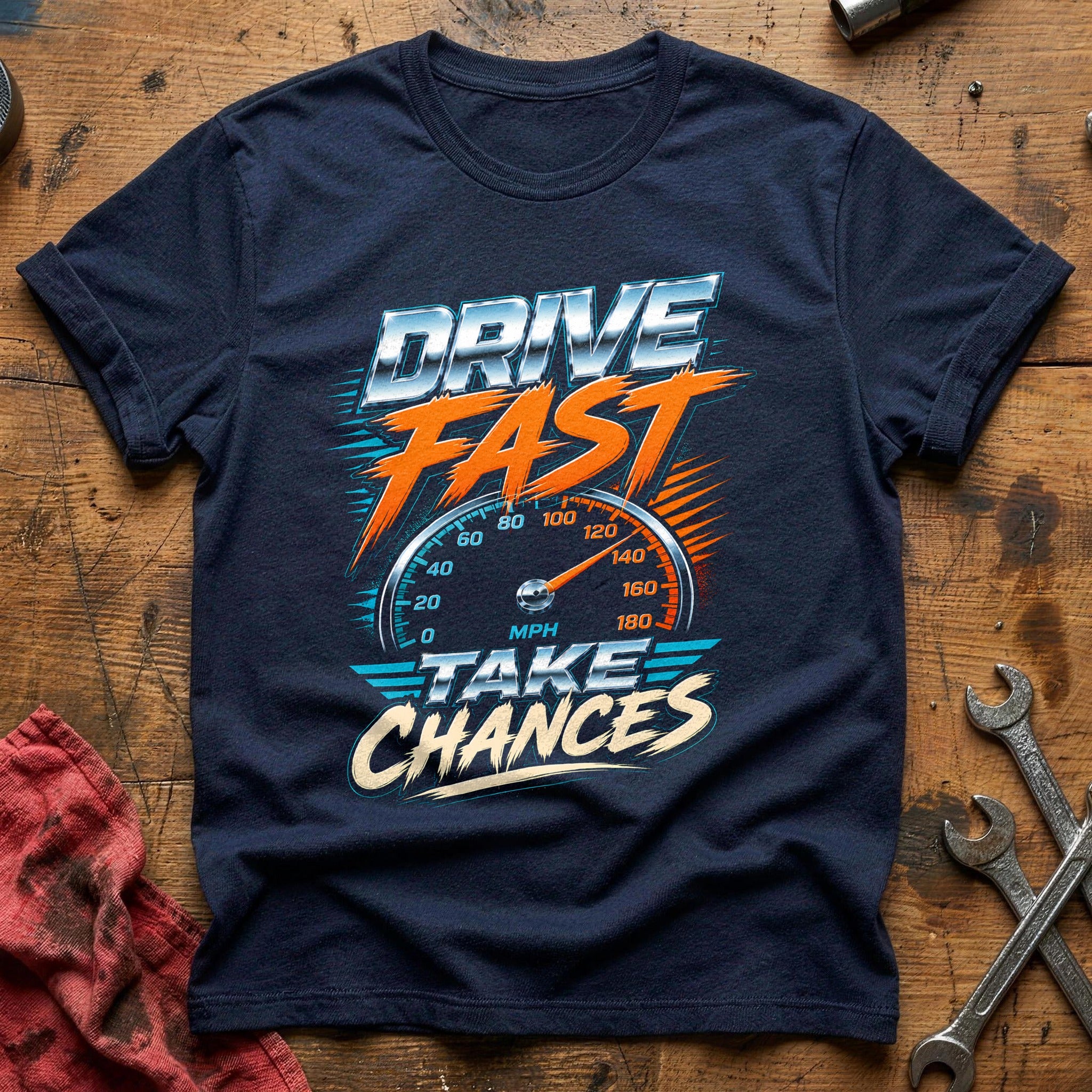 Needle Climbing Fast T-Shirt - Navy