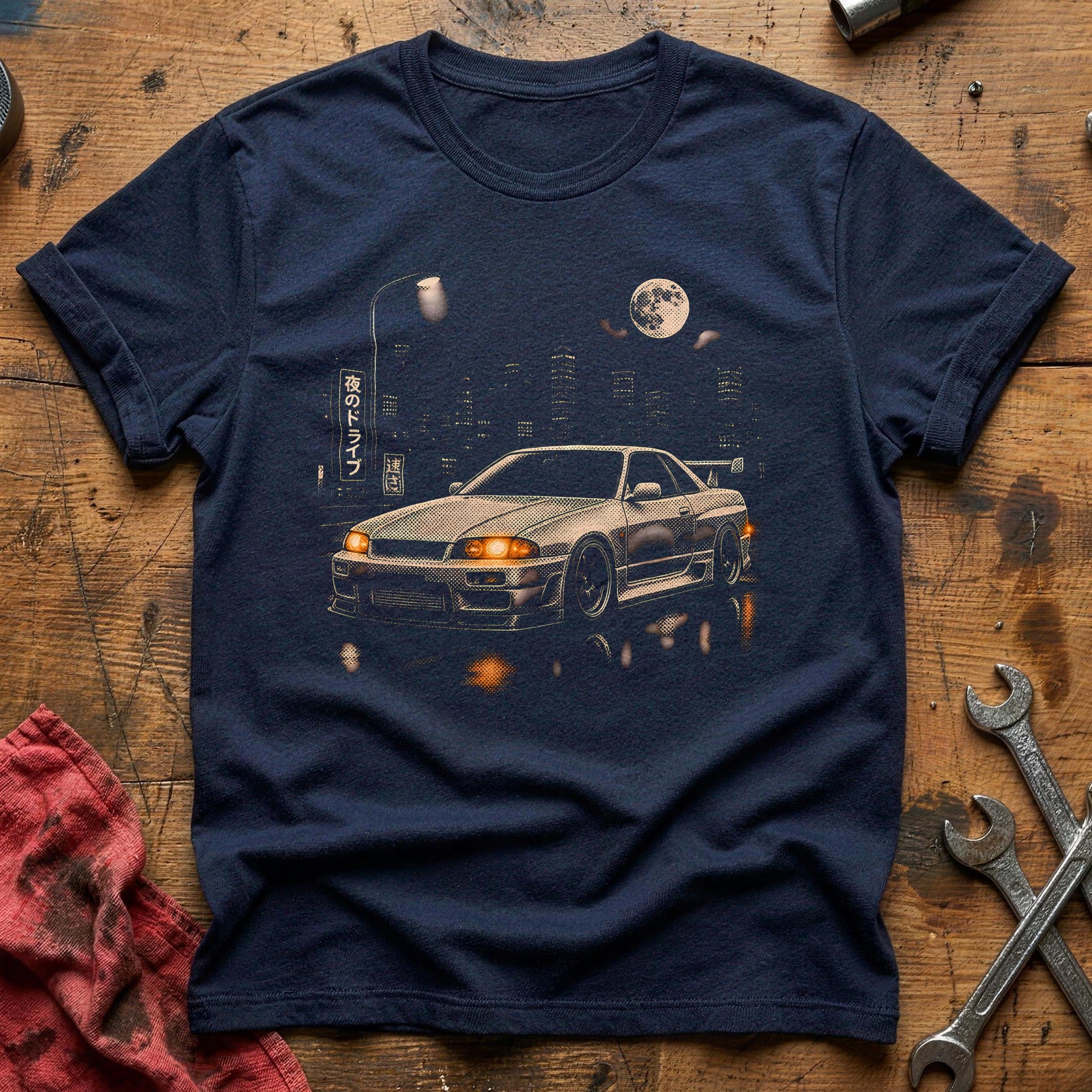 Neon Touge Runner - Navy