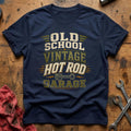 Old School Hot Rod Garage - Navy
