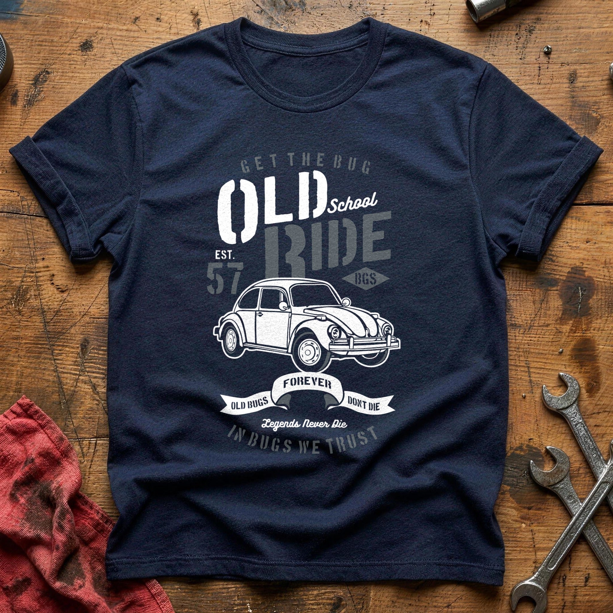 Old school ride T-Shirt - Navy