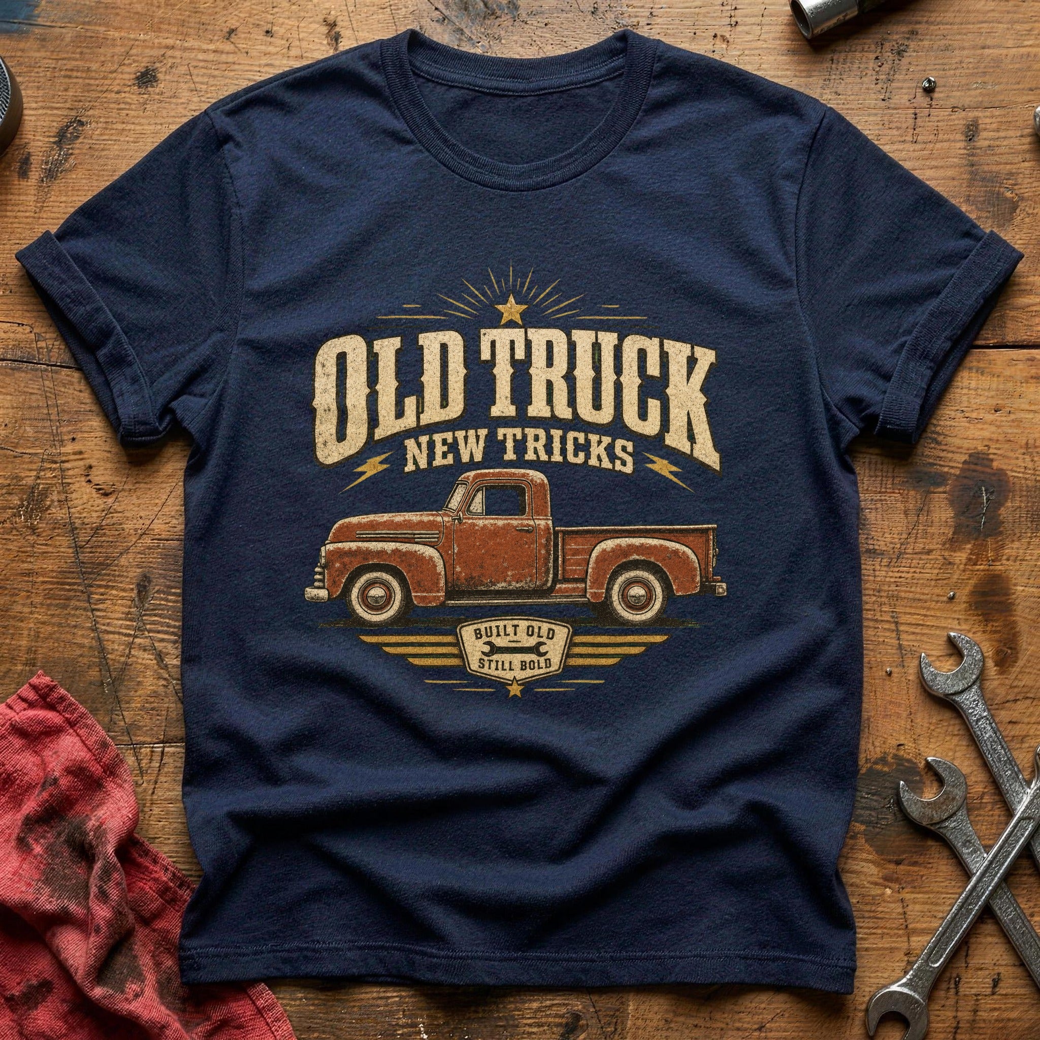 Old Truck Still Bold - Navy