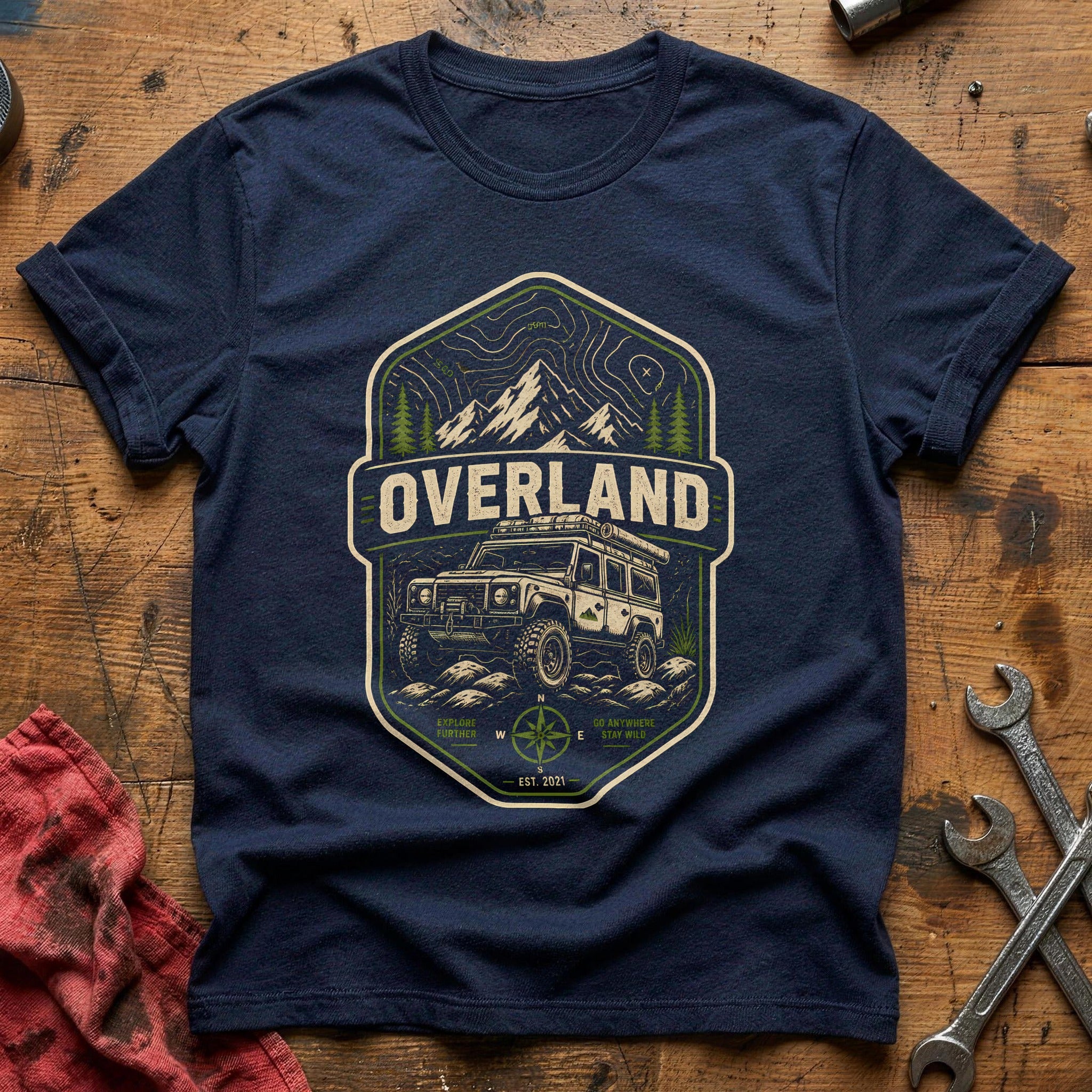 Overland T-Shirt - Navy