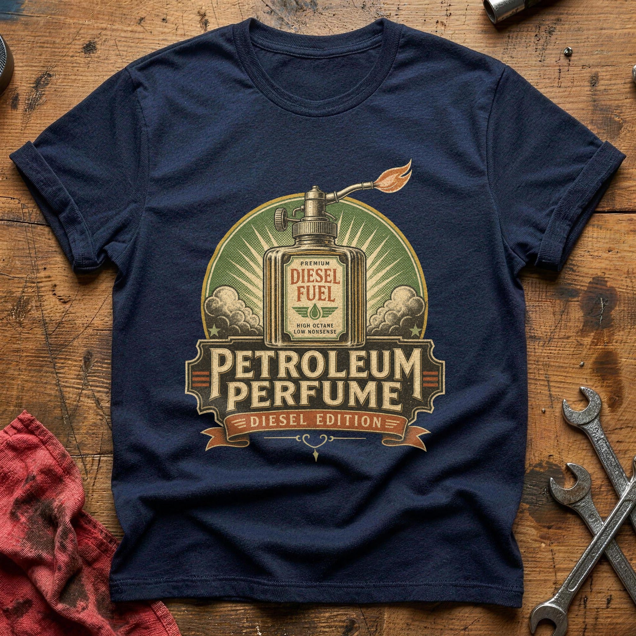 Petroleum Perfume T-Shirt - Navy