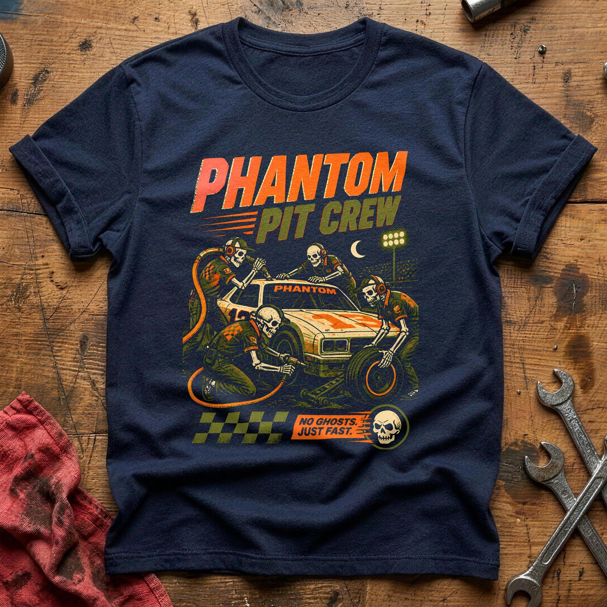 Phantom Pit Crew 82 T-Shirt - Navy