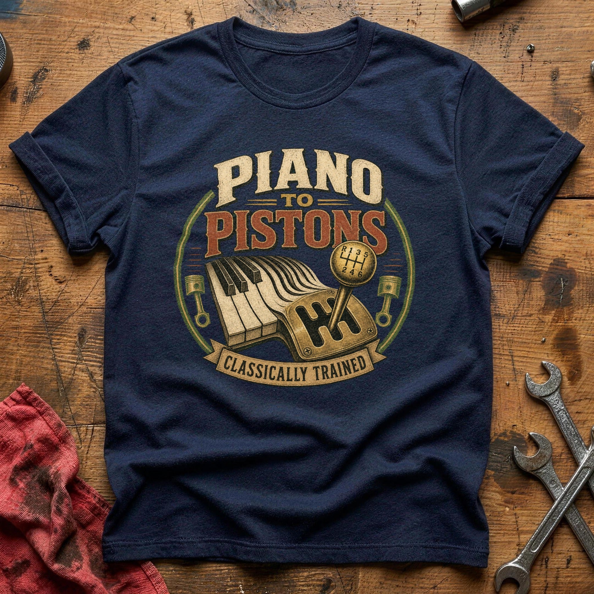 Piano To Pistons - Navy