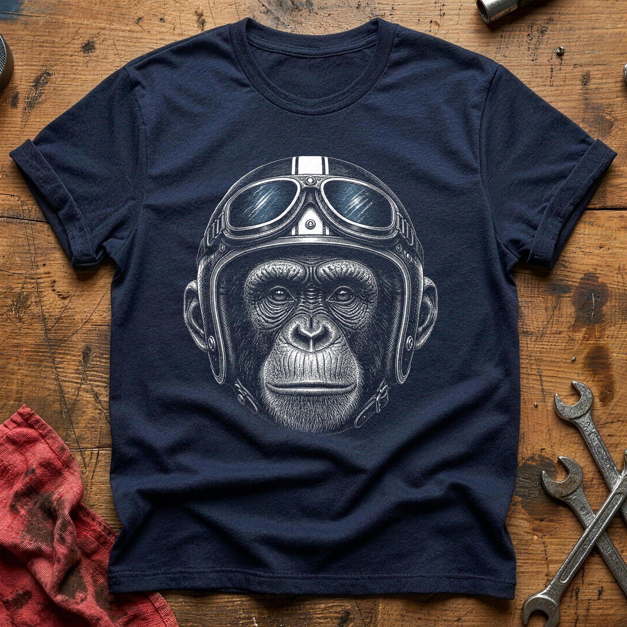 Pilot's Bearing T-Shirt - Navy